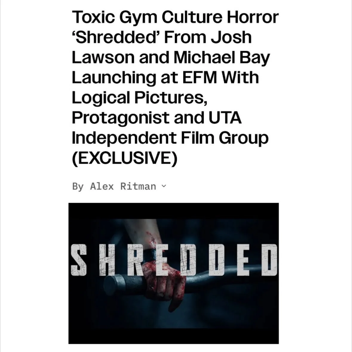 Time to get SHREDDED!