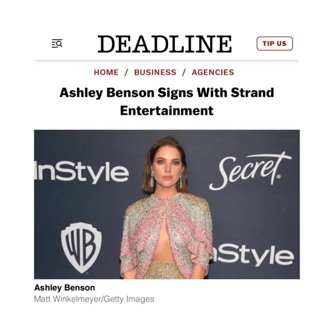 Welcome to Strand @ashleybenson 💛