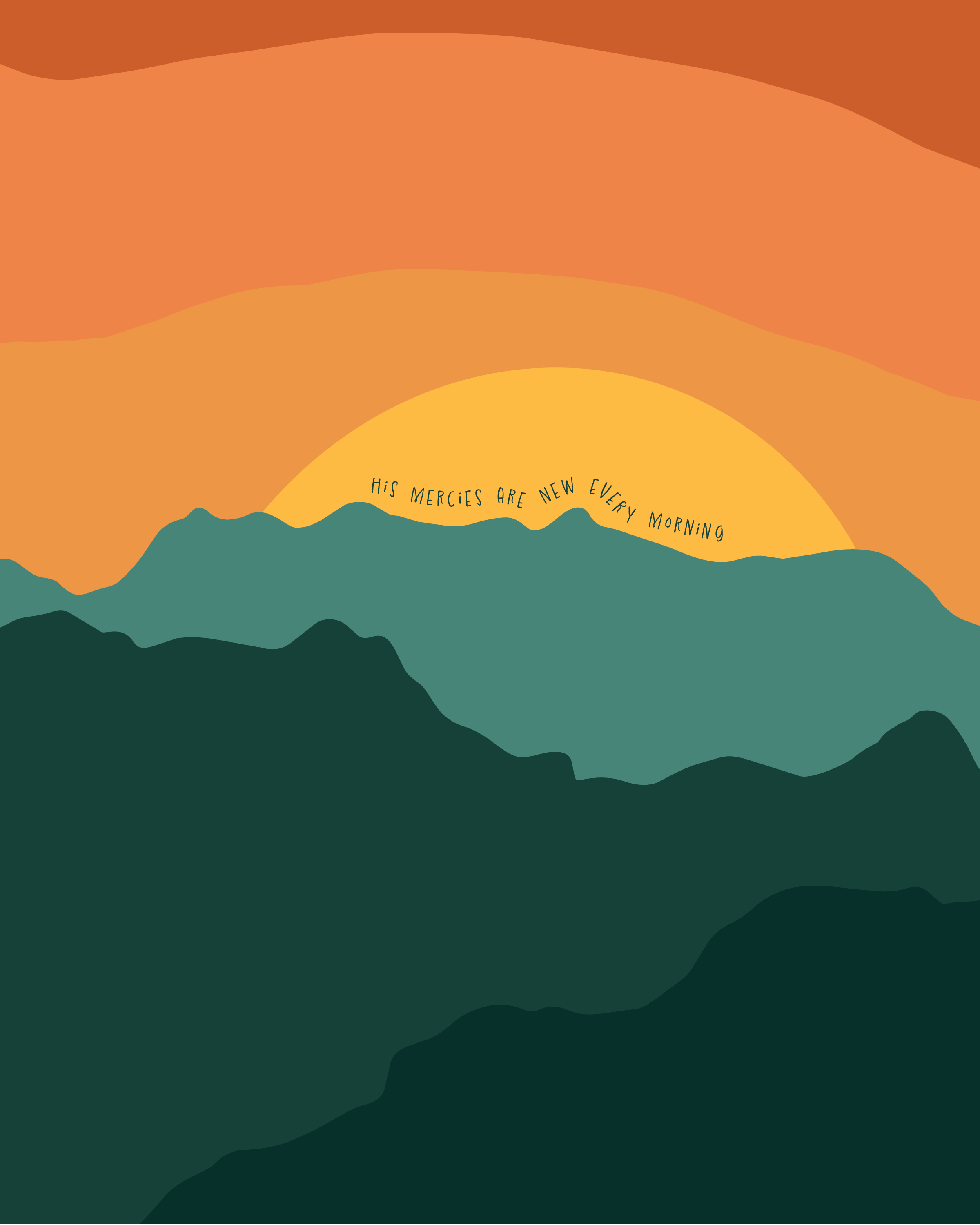 "His Mercies Are New" Print
