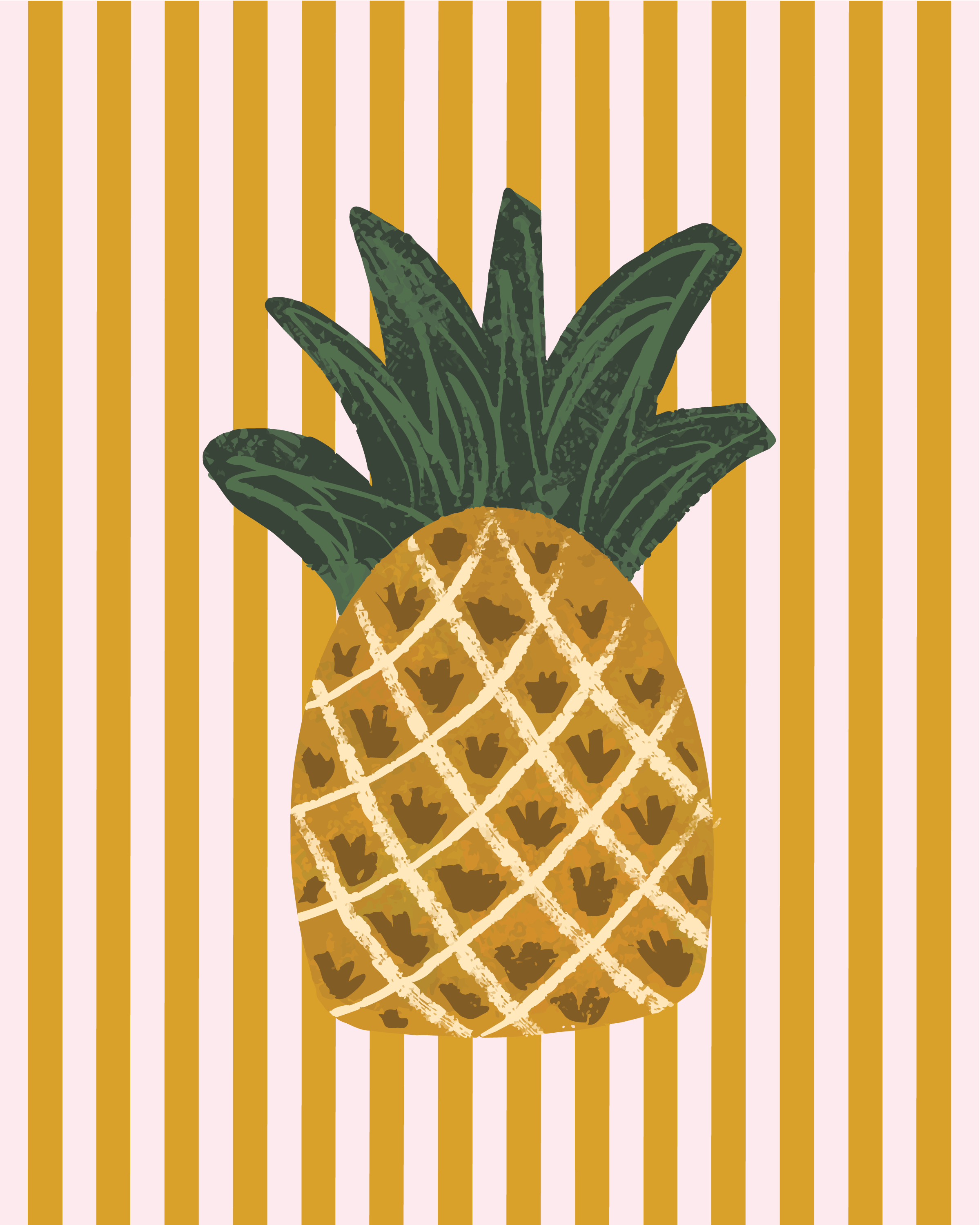 "Pineapples" Print