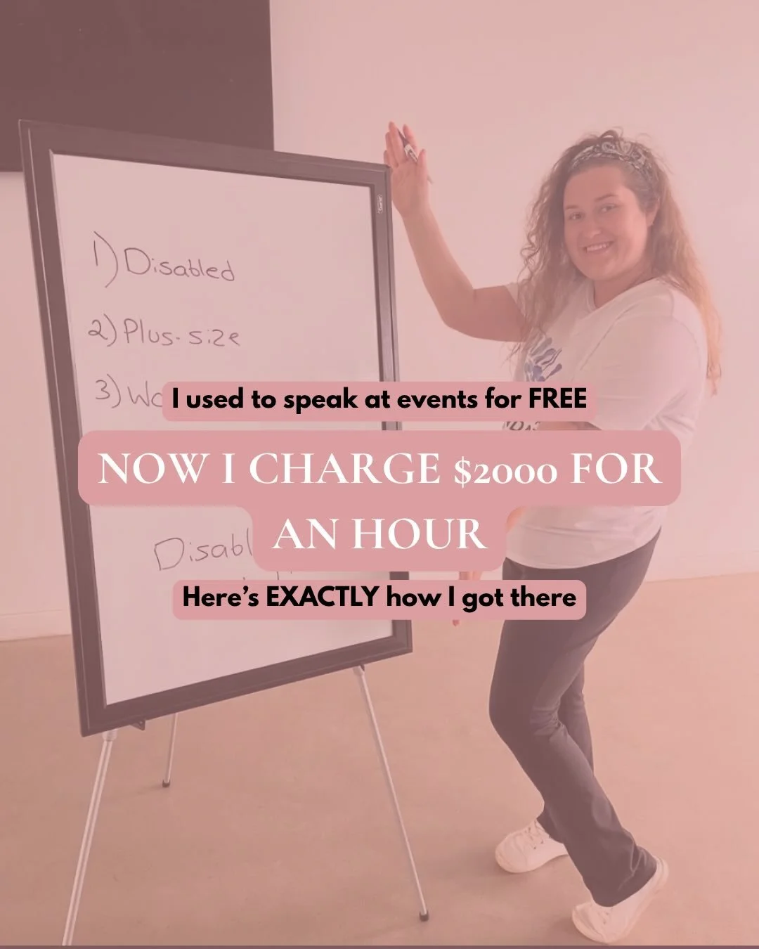 I used to show up, pour everything into a room, and leave with nothing but a &ldquo;thank you.&rdquo; Not anymore.

Going from pro-bono to $2,000 didn&rsquo;t happen overnight &mdash; but it didn&rsquo;t happen by accident either. It happened because