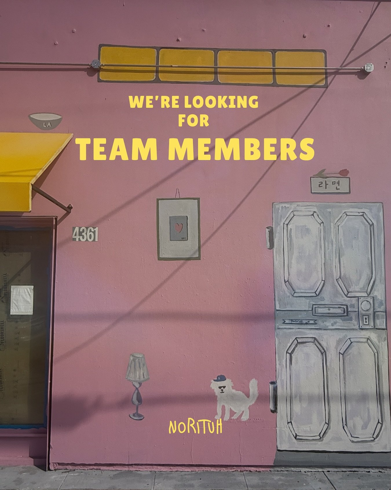 Don&rsquo;t forget to play &mdash; even at work. 🛝
A modern Korean-style convenience store inspired by instant ramen culture.
Where food, design, and community come together. 

Store Assistant (Part-Time)

Help customers enjoy our self-cook ramen ex