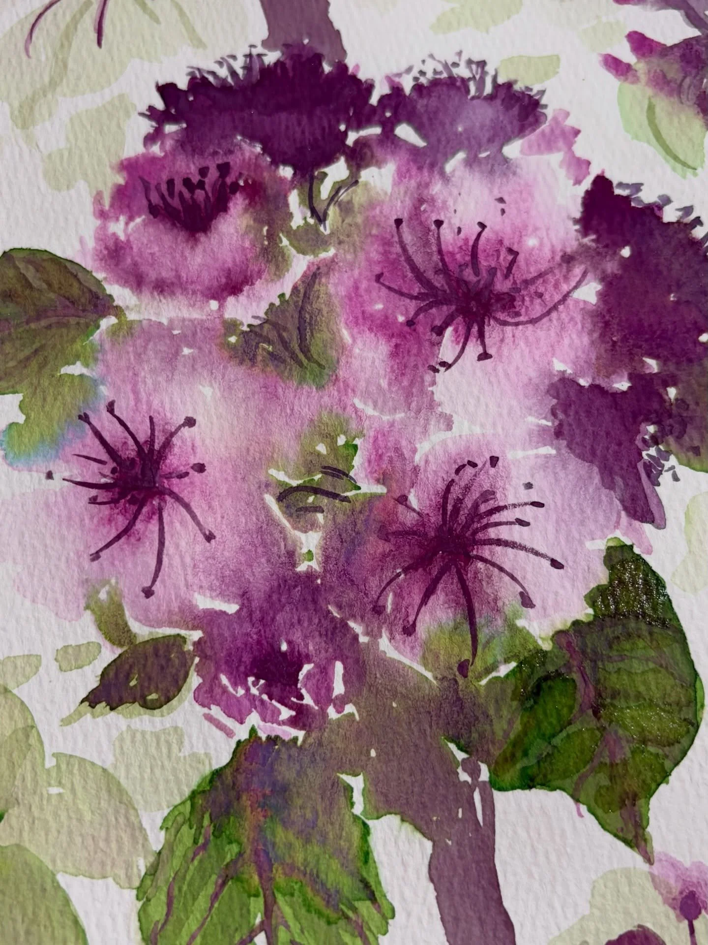 Painting vs Reference 🌸

Always love a loose watercolour floral painting.

Does anyone else feel like life speeds up towards the end of the year? 🙋🏻&zwj;♀️

I&rsquo;ve been reminding myself how important it is to keep showing up, even when everyth