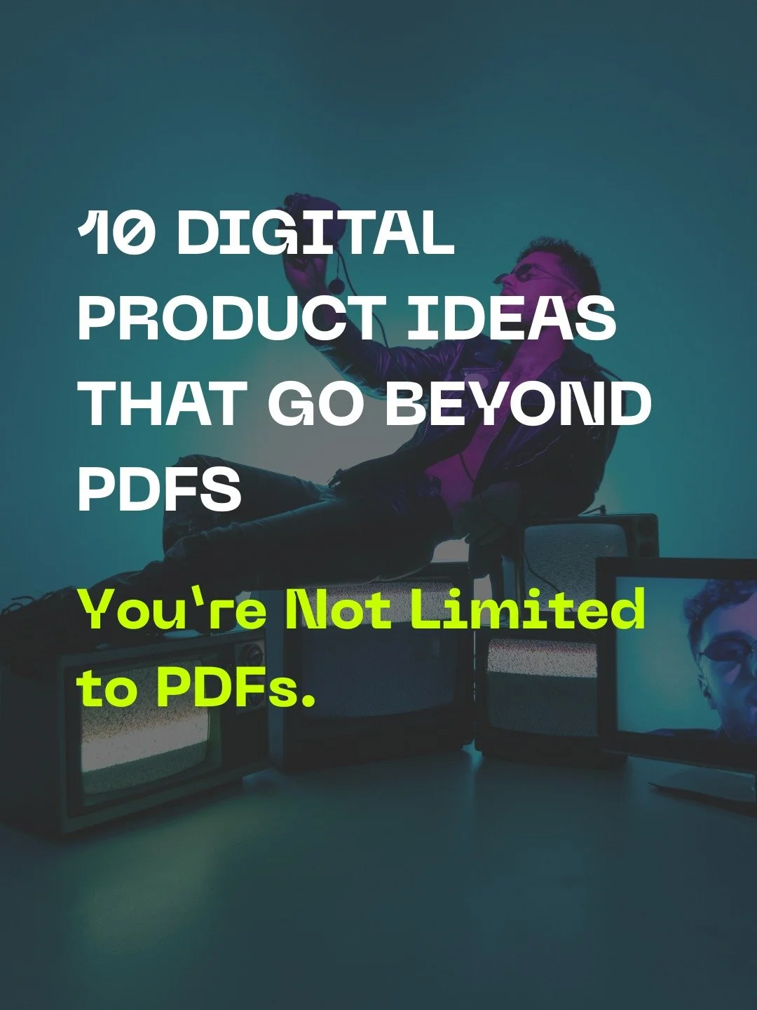 Everyone&rsquo;s selling PDFs.
But you can create whatever you're comfortable with doing.

Digital products aren't just a bunch of downloads. They&rsquo;re systems, experiences, and shortcuts people are willing to pay for.

You can turn what you know