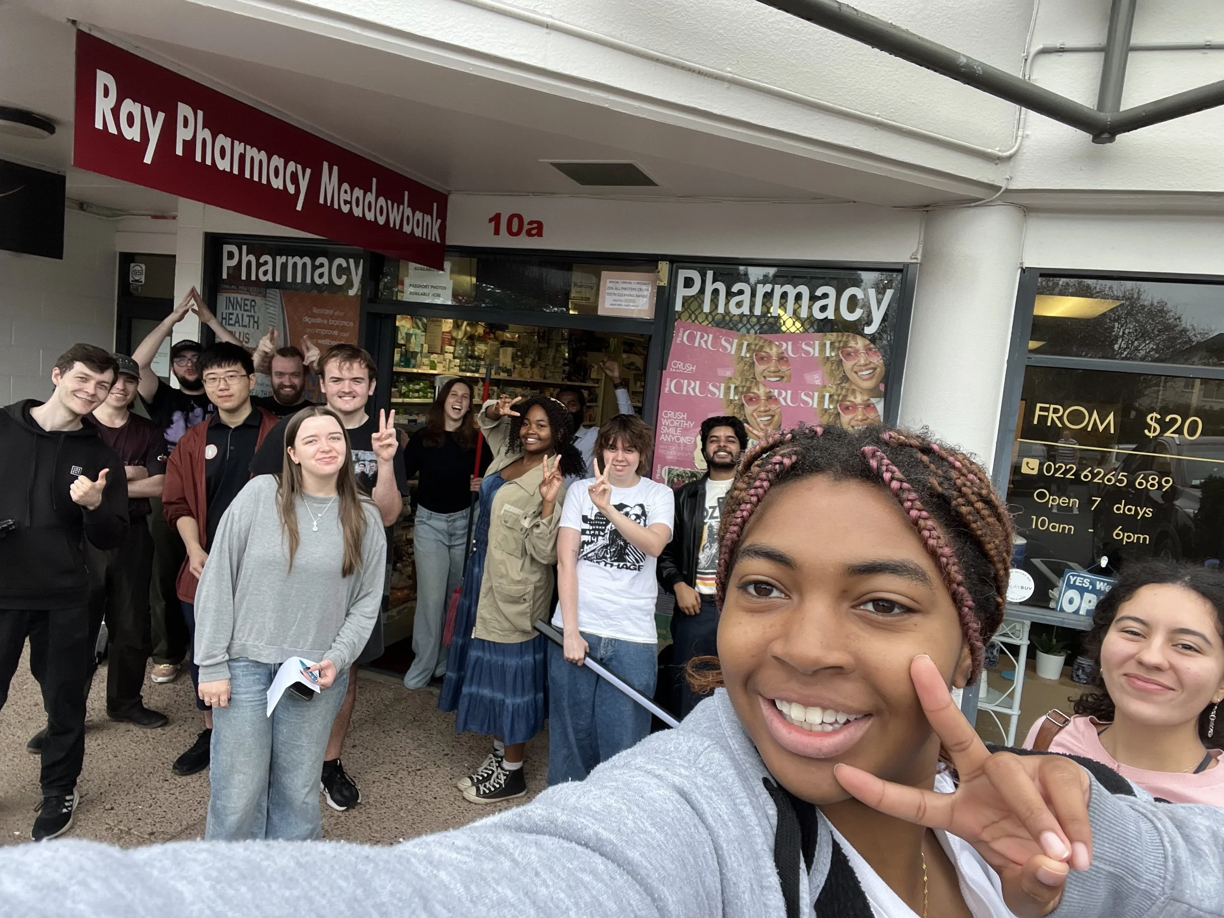 BTS from our upcoming short "They Call This Healing" shot at Ray Pharmacy.