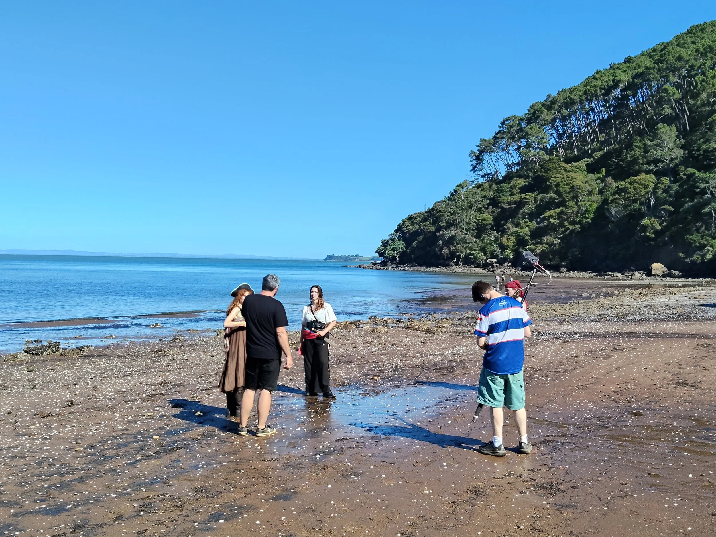 BTS from our upcoming short "Isle De Tumba" shot at Cornwallis Wharf. 