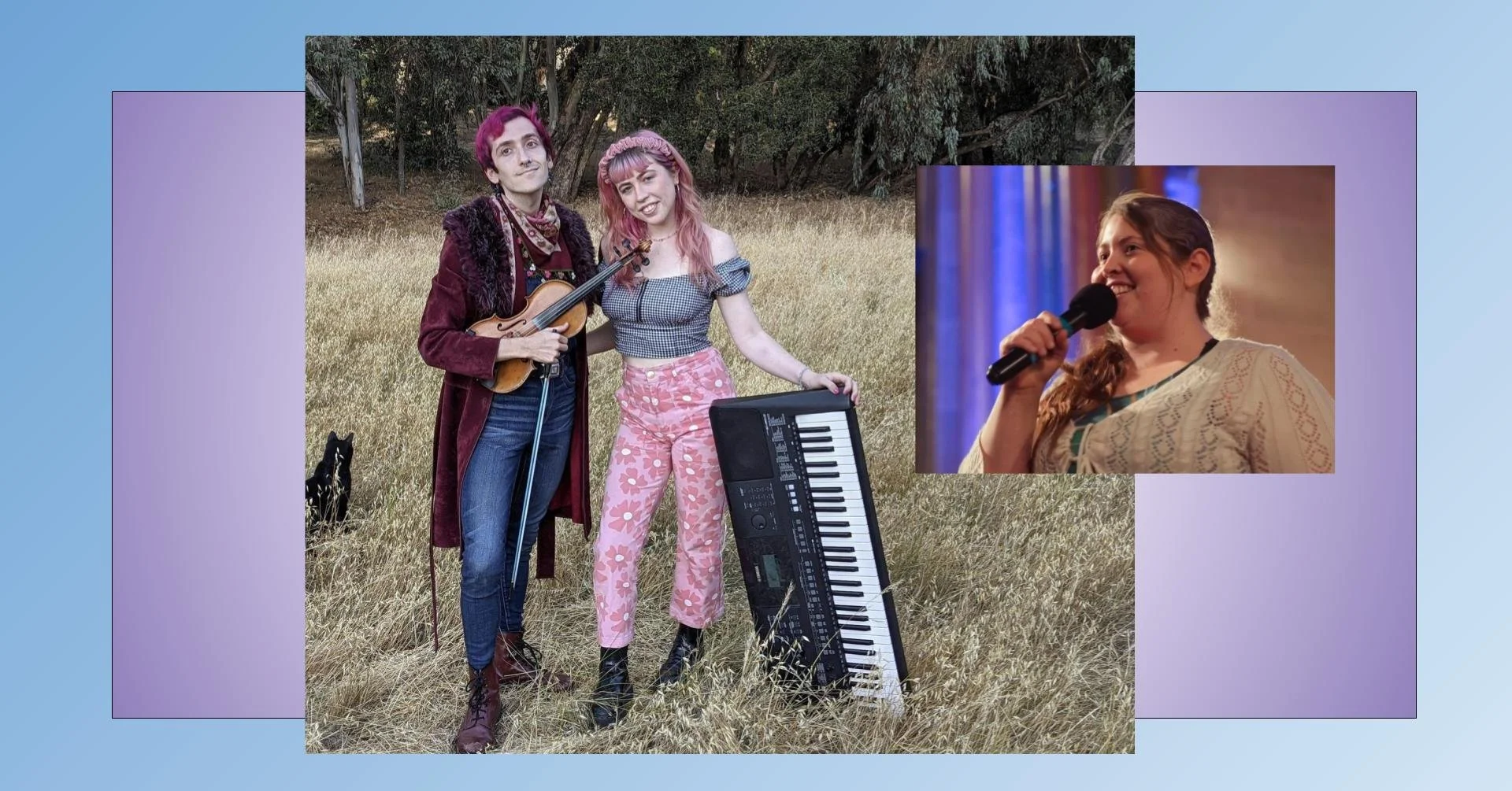 11/19 Liz Nelson with Raven and Goose