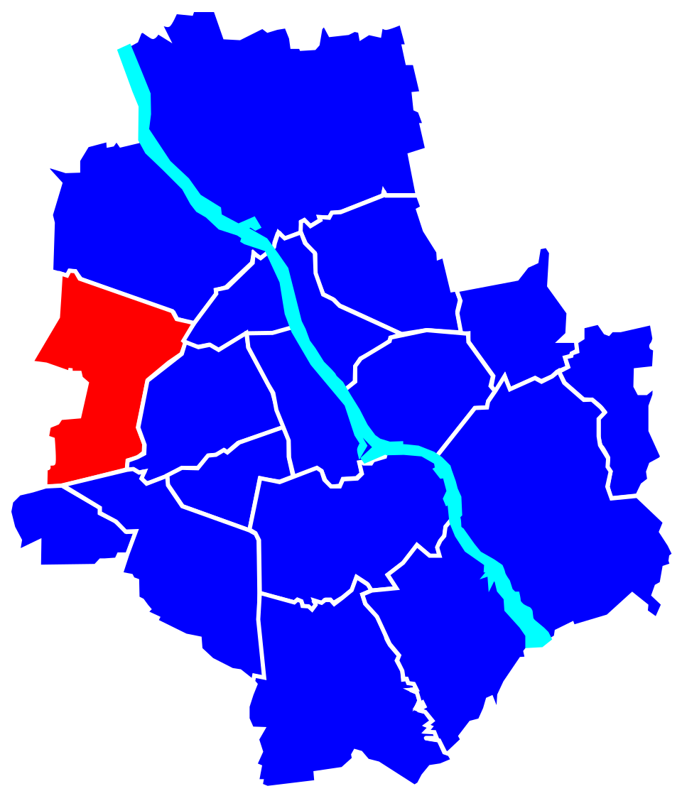 Mapa pokazująca położenie PsycheClinic względem dzielnicy Bemowo