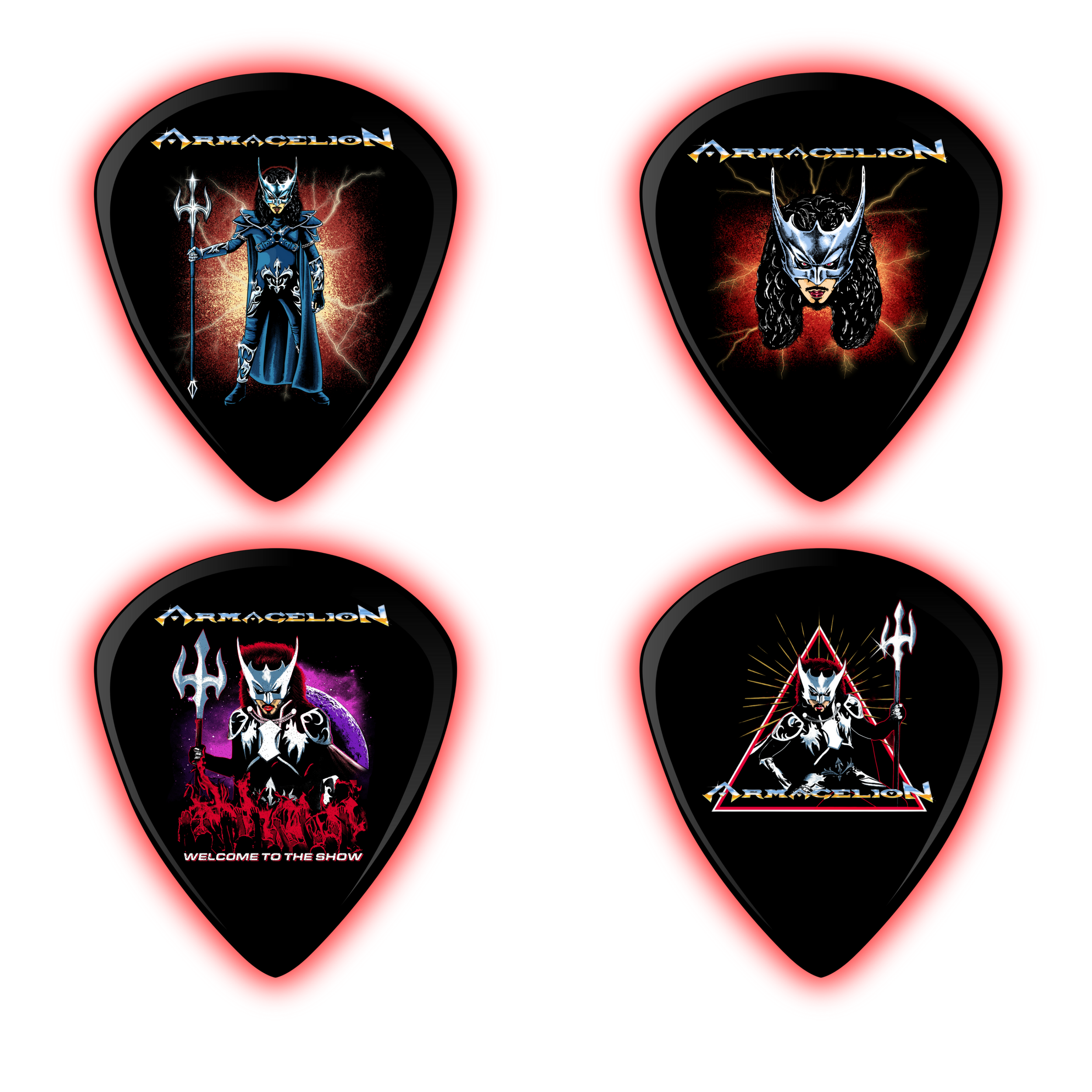 Guitar Picks Set of 4