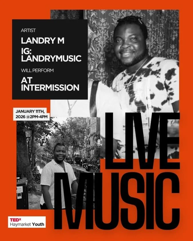🎶 LANDRY M IS PERFORMING AT TEDxHaymarket Youth THIS SUNDAY!

We&rsquo;re excited to welcome @landrymusic, a singer-songwriter who brings melodic pop and Latin-inspired rhythms to the stage! He&rsquo;s been reimagining Bad Bunny songs in English as 