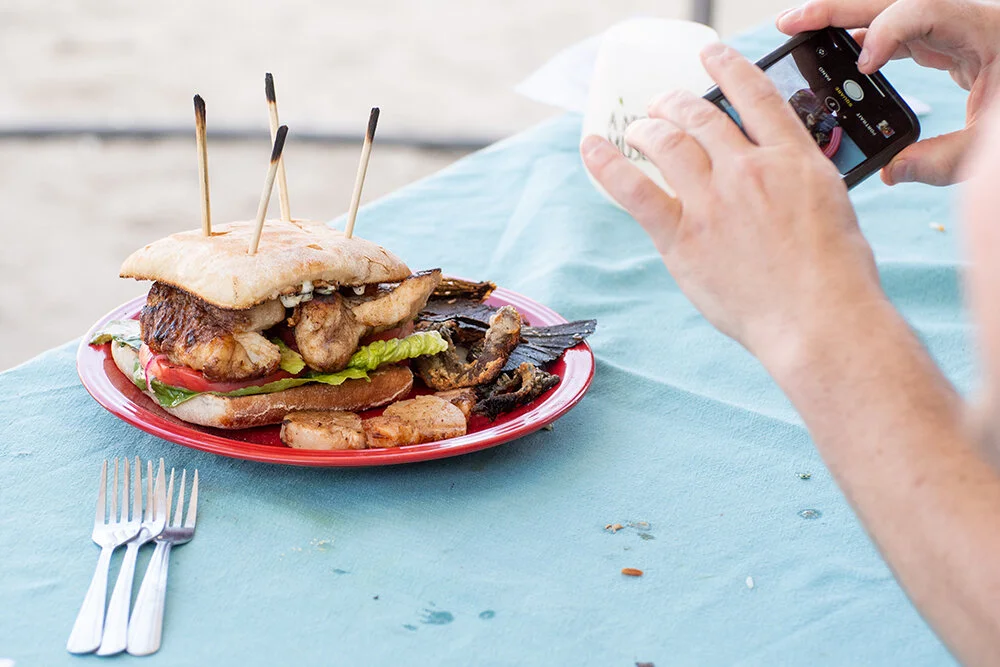 Cabezon Fish Sandwich