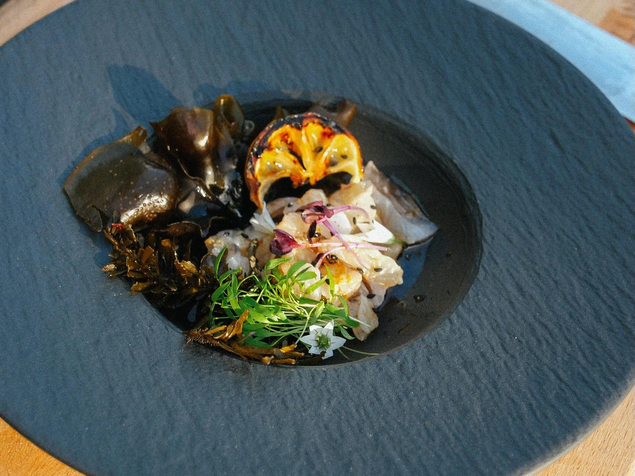 Rockfish and Ponzu Sashimi