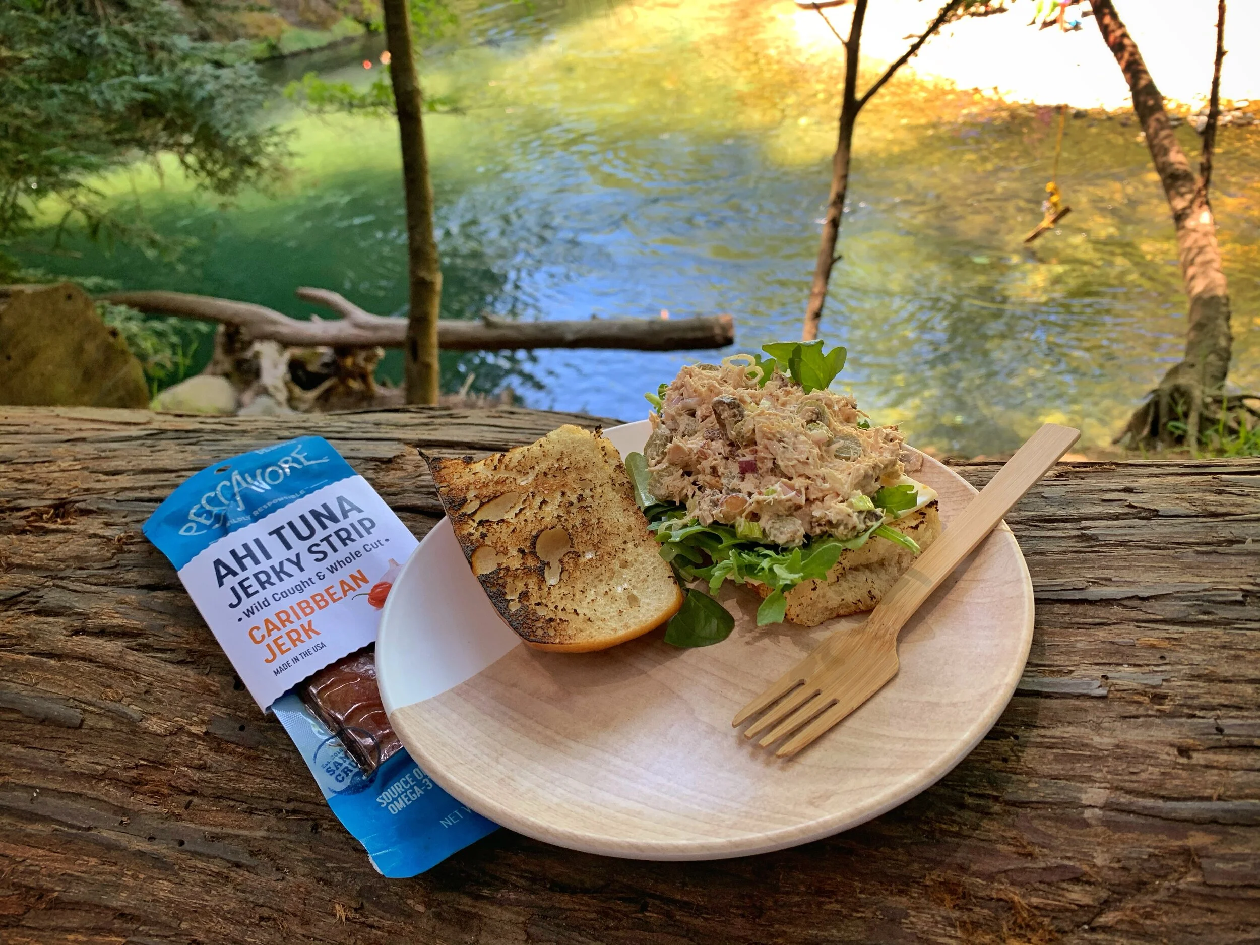 Smokin’ Tuna Campfire Sandwich