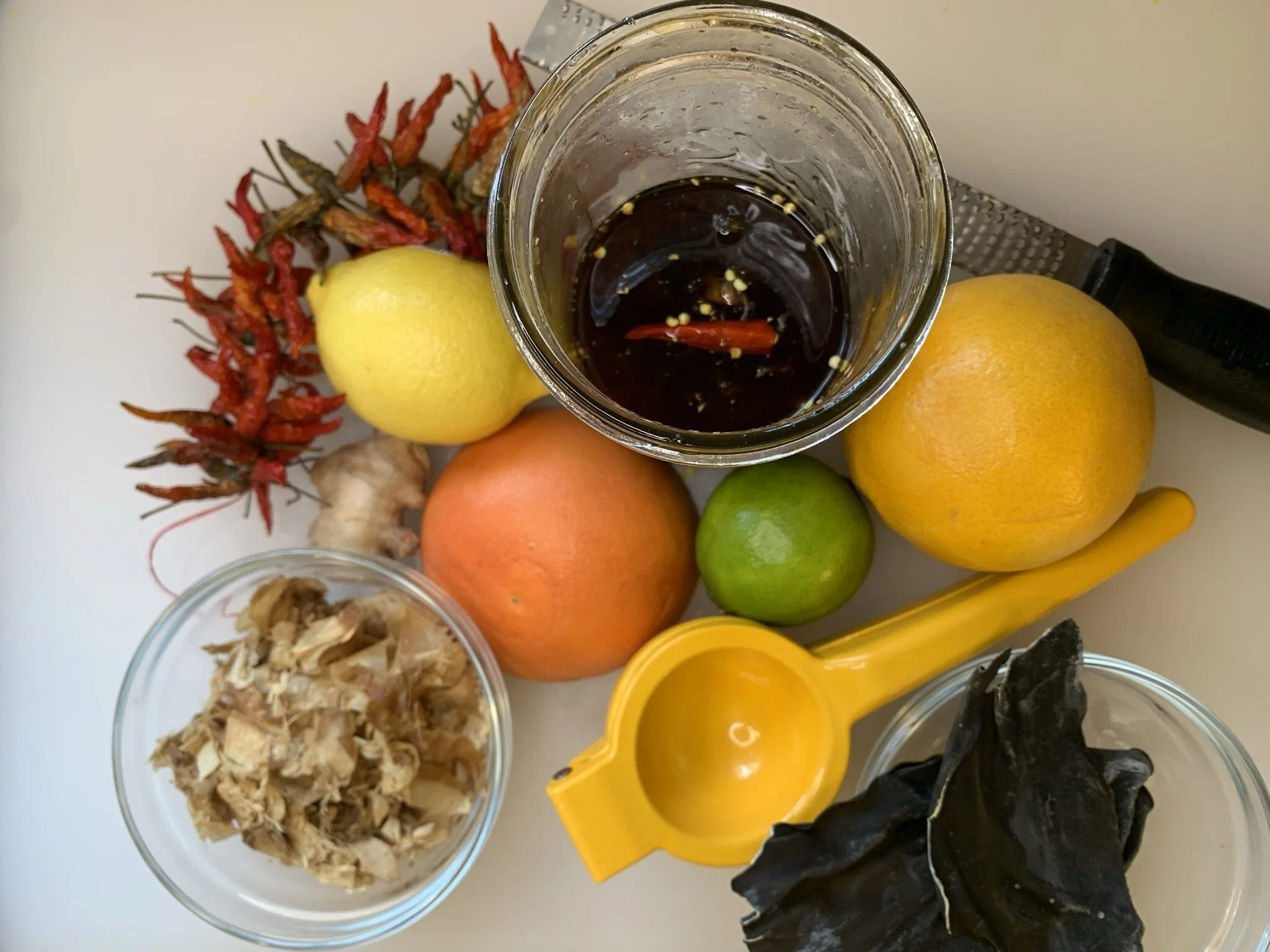 Spicy Grapefruit Ponzu