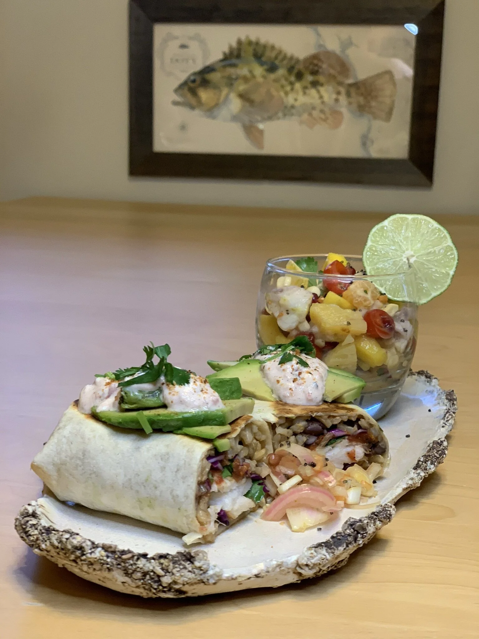 Dry Aged Summer Sheephead Ceviche