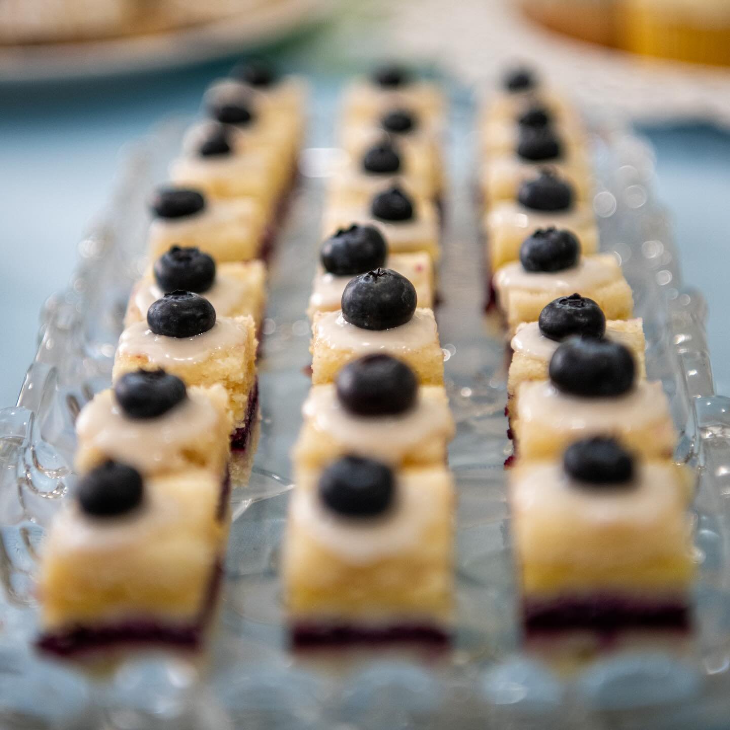 I&rsquo;m entering a pitch competition! Vote at the link in my bio 💖 Winning will mean that I can produce a regular monthly pastry box next spring, allowing you all to get your hands on some of these delicious lemon blueberry petits-fours and lots m