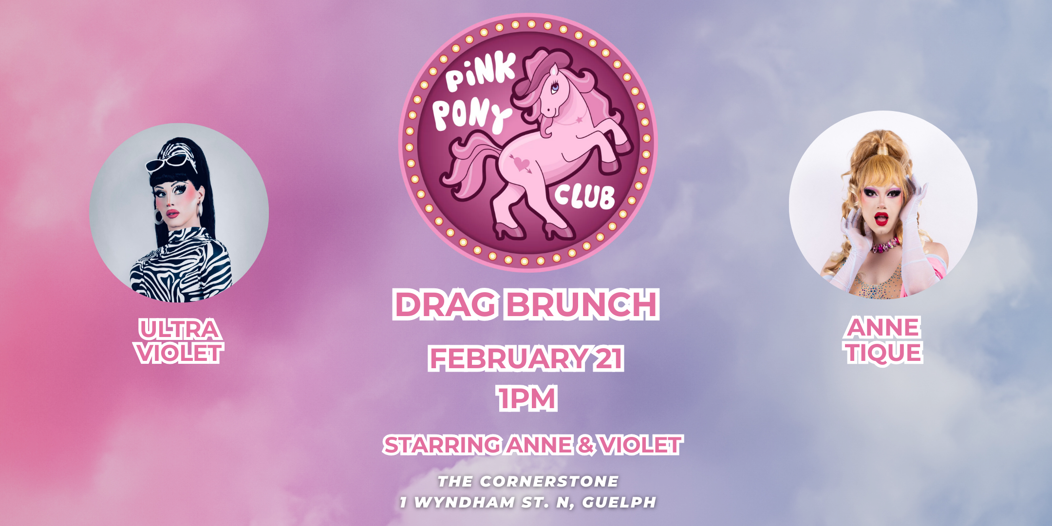 Pink Pony Club Drag Brunch at The Cornerstone! All Chappell All Morning!!
