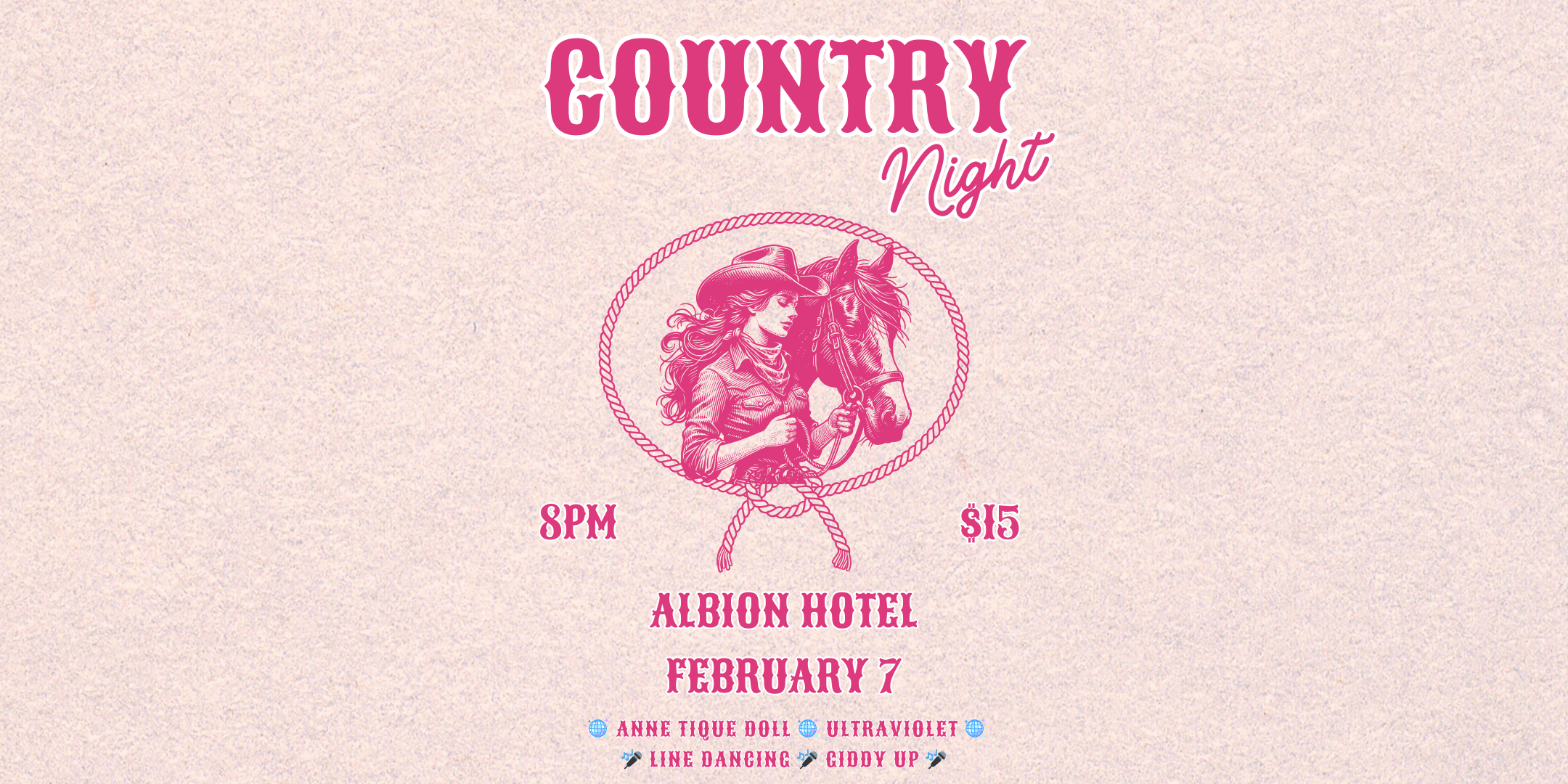 Cuntry Night at The Albion! Featuring Drag, Line Dancing, and More!