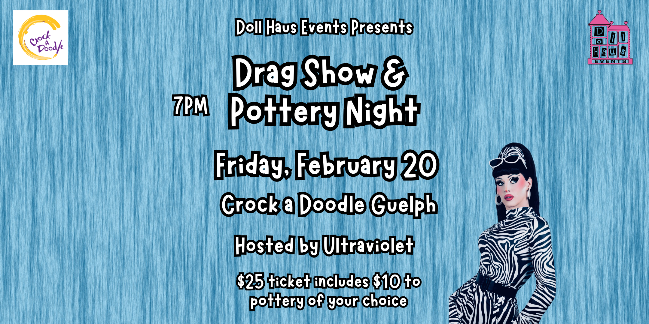 Drag Pottery and Paint Night! Hosted by Ultraviolet!