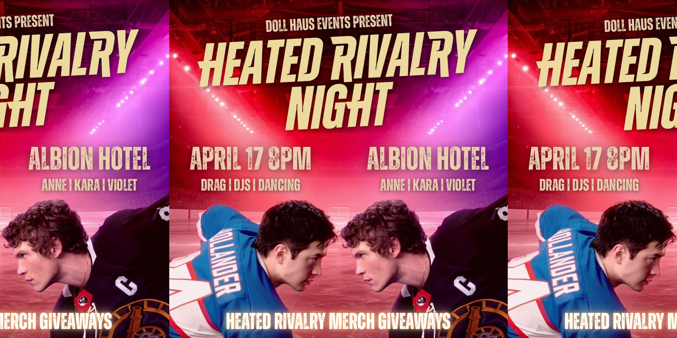 HEATED RIVALRY NIGHT IN GUELPH! DRAG, DJs, &amp; DANCING!