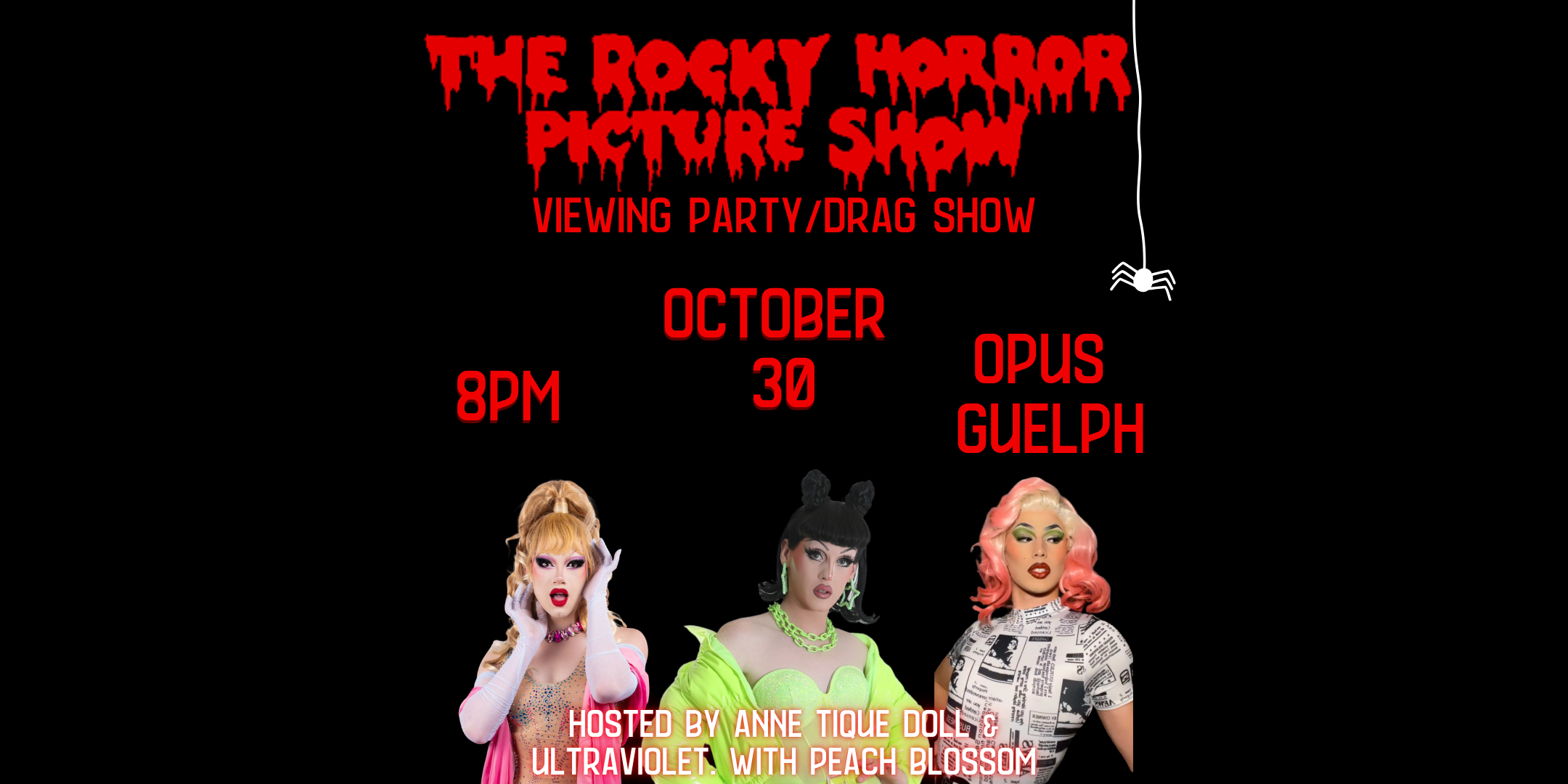 ROCKY HORROR VIEWING PARTY/DRAG SHOW LIVE IN GUELPH!