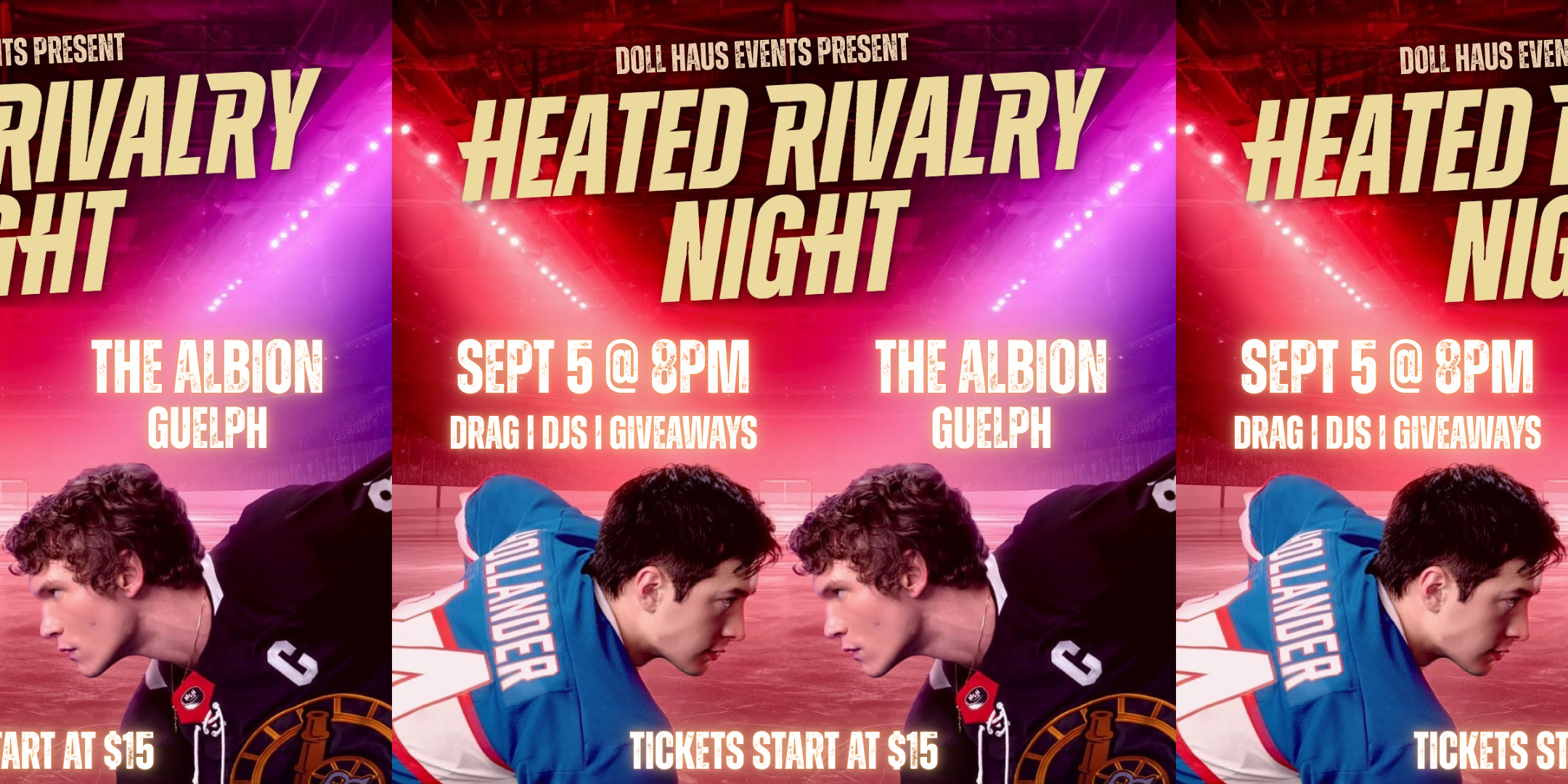 HEATED RIVALRY NIGHT IN GUELPH! DRAG, DJs, &amp; DANCING!