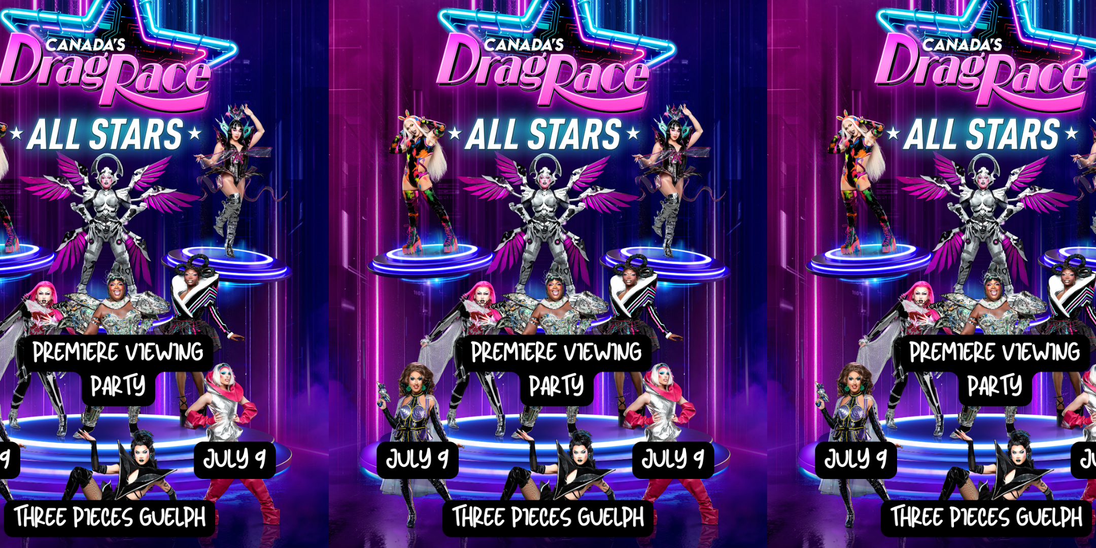 CANADA'S DRAG RACE ALL STARS PREMIERE VIEWING IN GUELPH!
