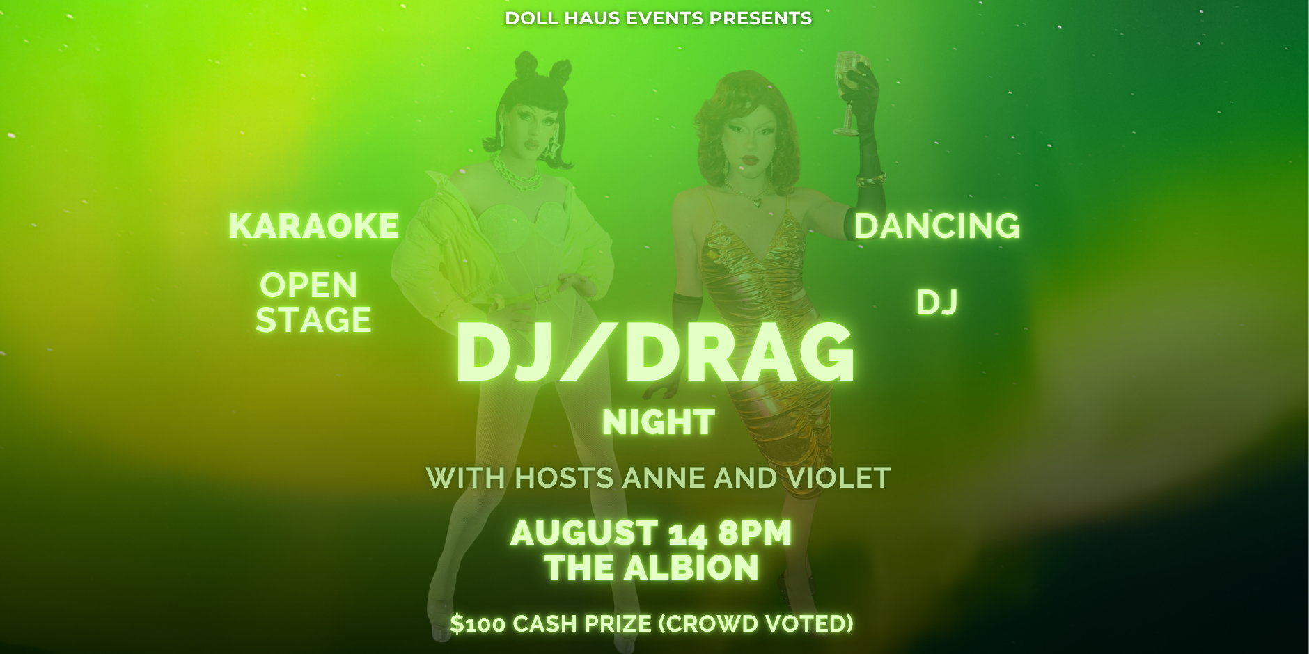 DRAG/DJ NIGHT AT THE ALBION HOTEL IN GUELPH!