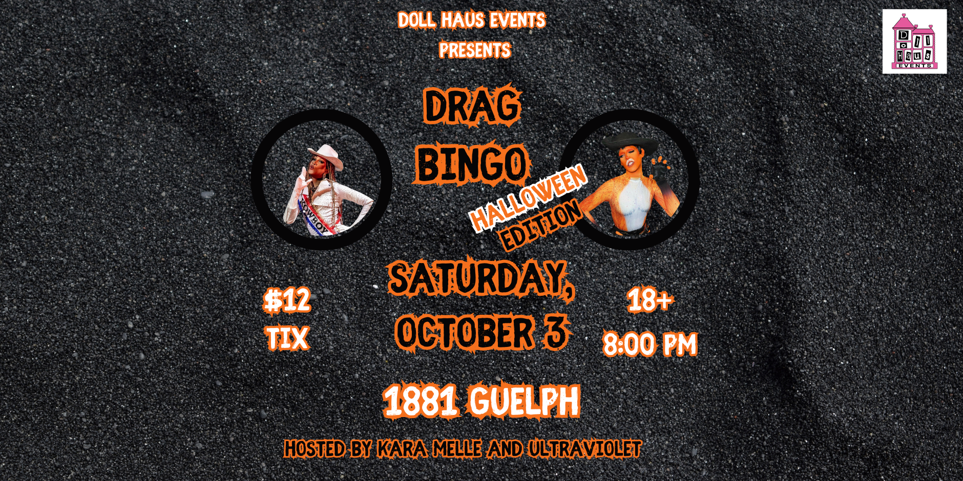 Drag Bingo at 1881! Hosted by KARA MELLE and Ultraviolet!