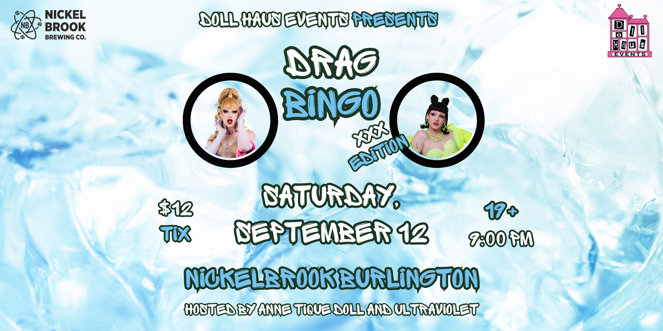 Drag Bingo at Nickelbook Brewery Burlington!