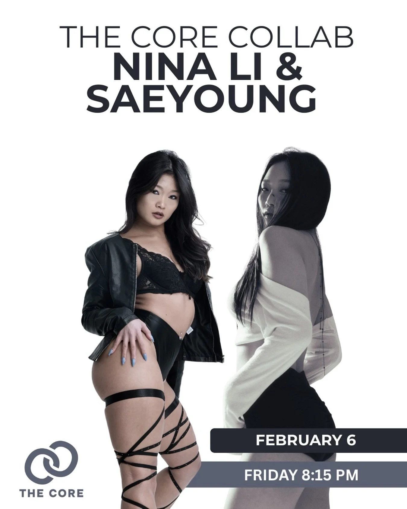 NINA LI X SAEYOUNG COLLAB 🇰🇷🇨🇦  Coming all the way from Korea, Saeyoung is one of the most prominent heels teachers in Asia having taught internationally in Japan, China, Korea, Paris, and Australia! 

She has performed with artists like CL (2NE1