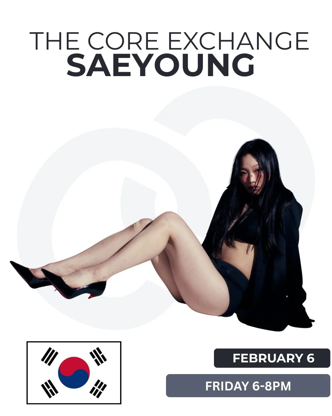 INTRODUCING: THE FIRST EVER CORE EXCHANGE 🌎

We are SO beyond excited to offer this EXCLUSIVE opportunity to train with the incredible Saeyoung from KOREA 🇰🇷❤️

Saeyoung is one of the most prominent heels teachers in Asia, having taught internatio