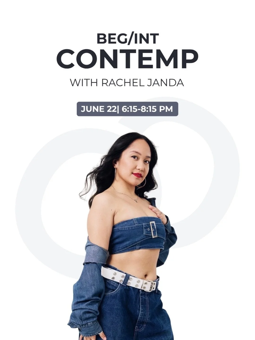 BEG/INT CONTEMP with RACHEL JANDA ✨

We&rsquo;re so excited to have Rachel back for another contemporary workshop! Join her for a night of growing as artists and feeling ALL the feelings 🤍 

SWIPE ➡️ to see the vibe! 

TIMING: June 22, 6:15-8:15pm

