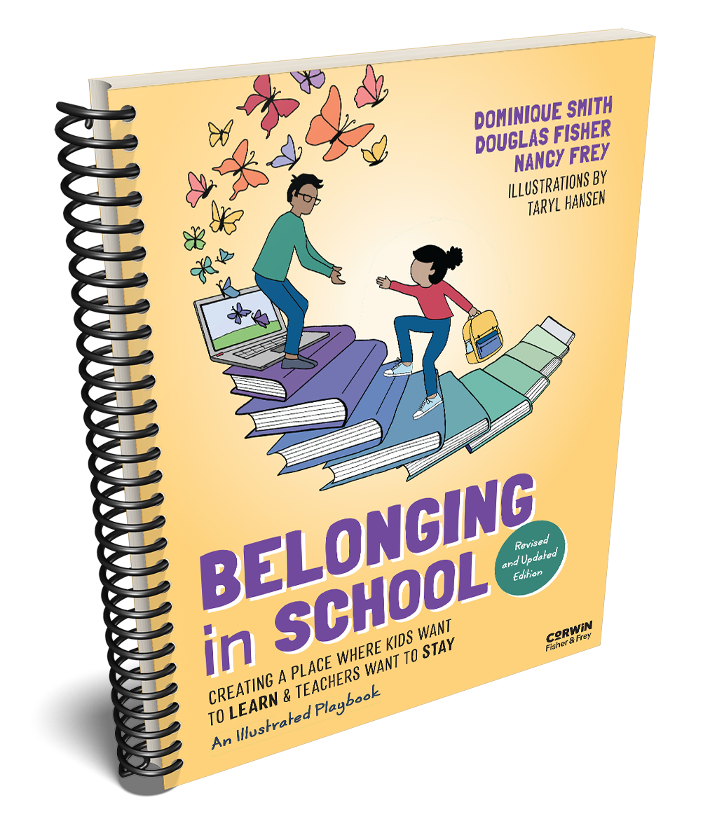 book cover for Belonging in School