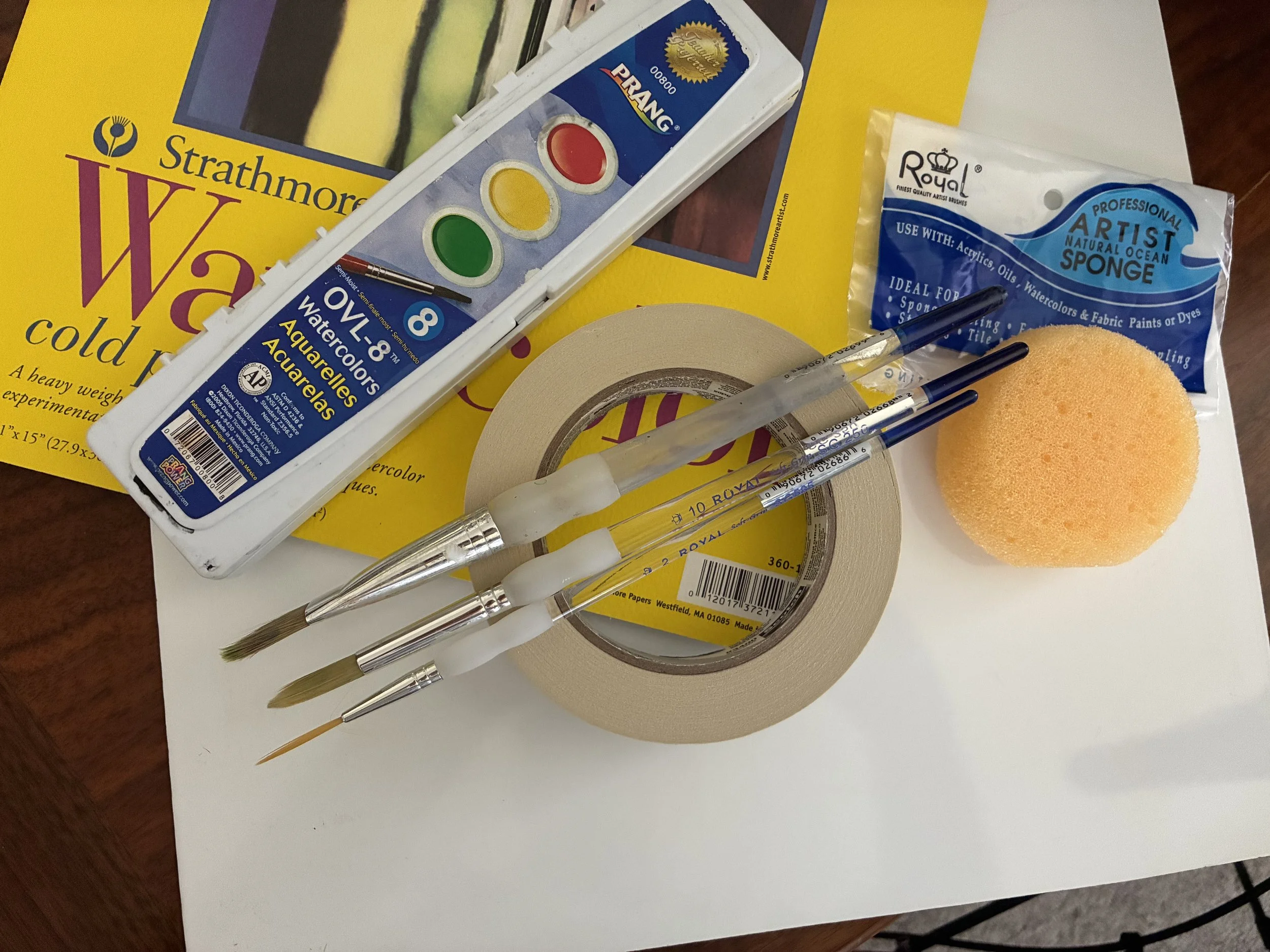 inexpenive watercolor kit to get started in painting lessons