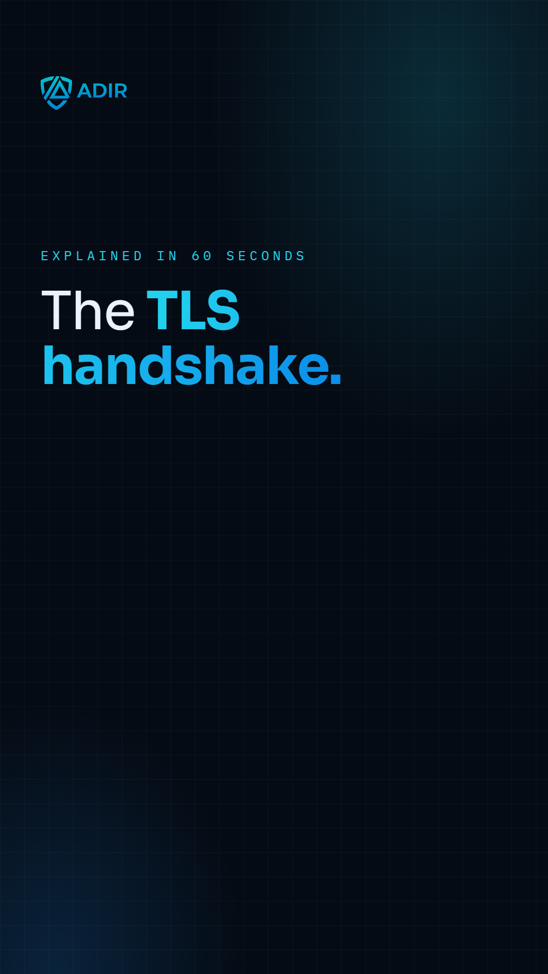 The TLS handshake, explained