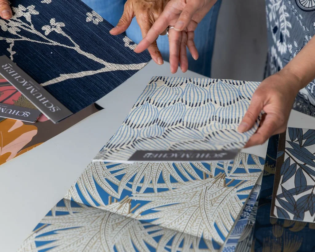 : Interior design procurement process — fabric and finish samples Design With Refinement Portland