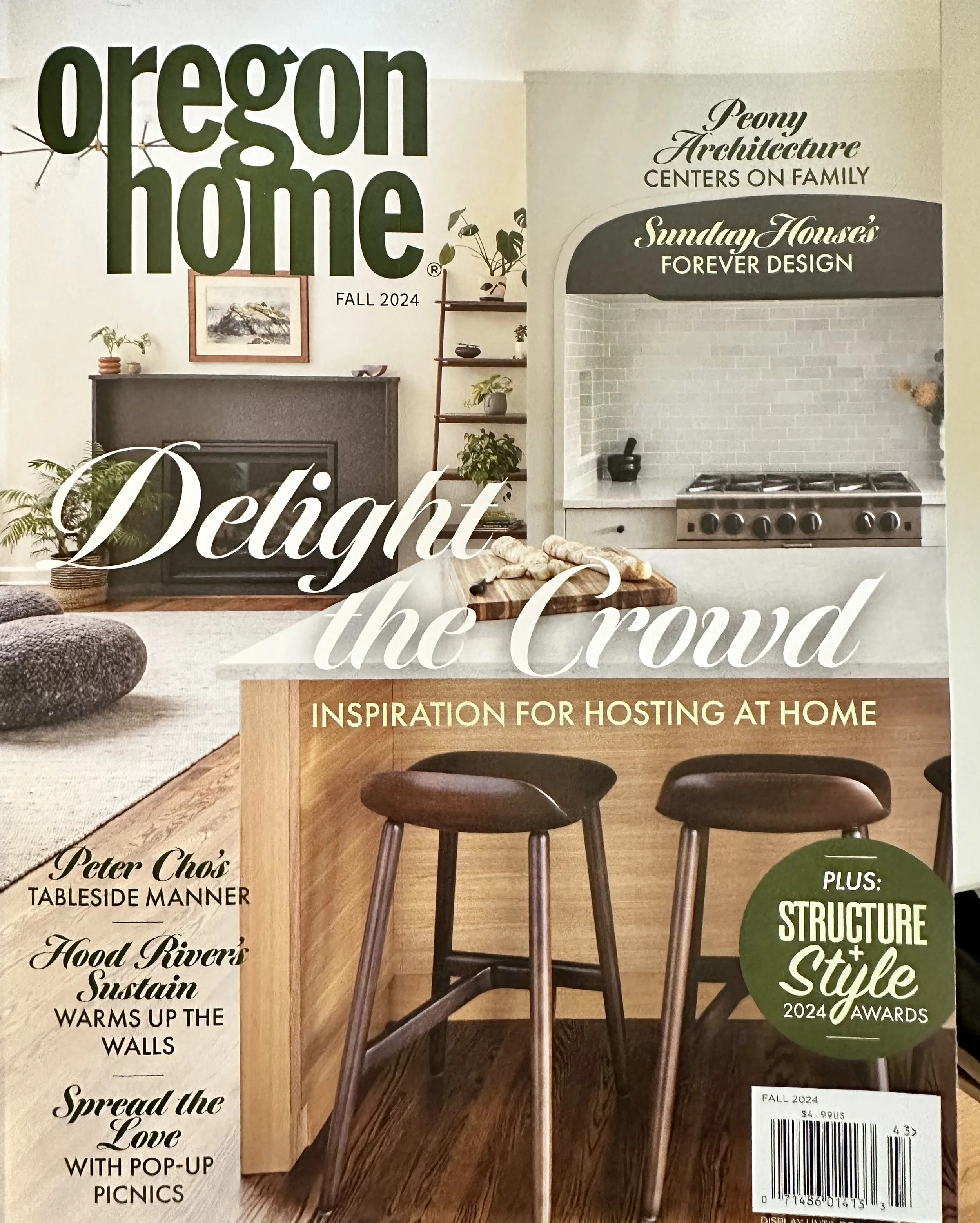 Cover of Oregon Home Fall 2024 Magazine