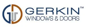 Gerkin Windows & Doors logo with stylized initials and text.