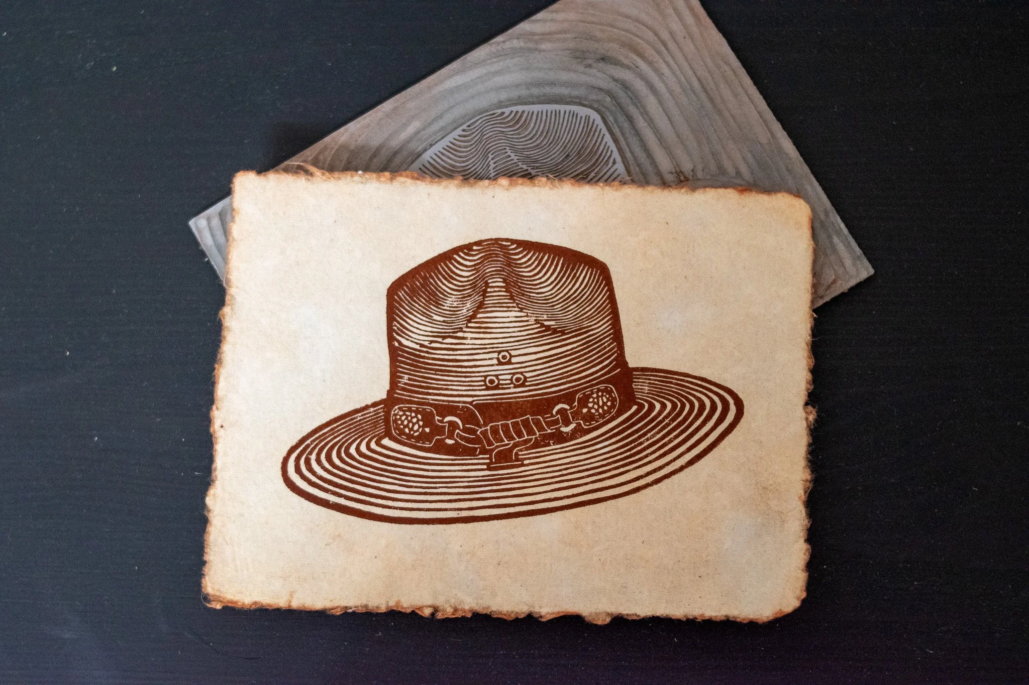 Ranger's Hat Print