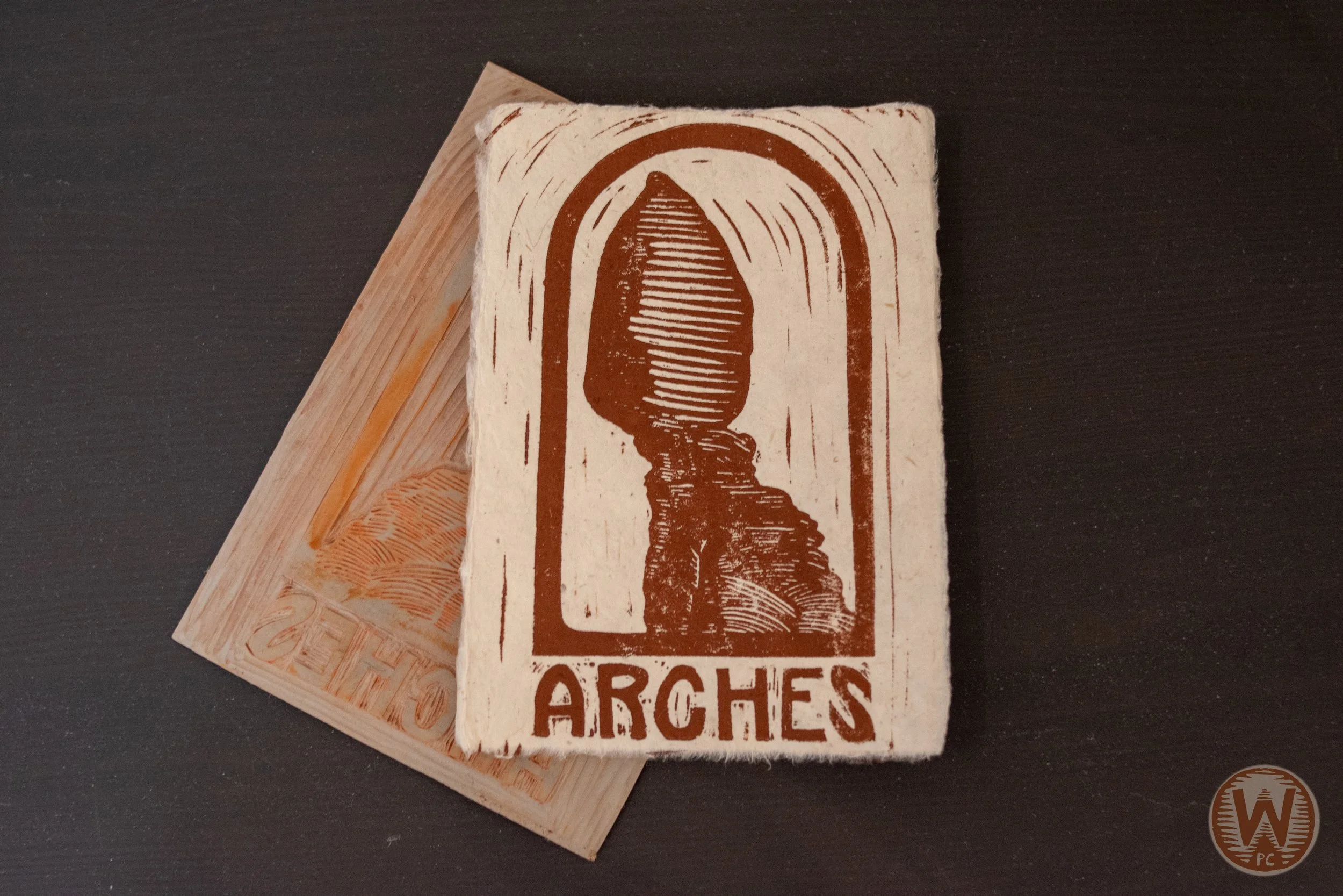 One Big Red Balanced Rock Print