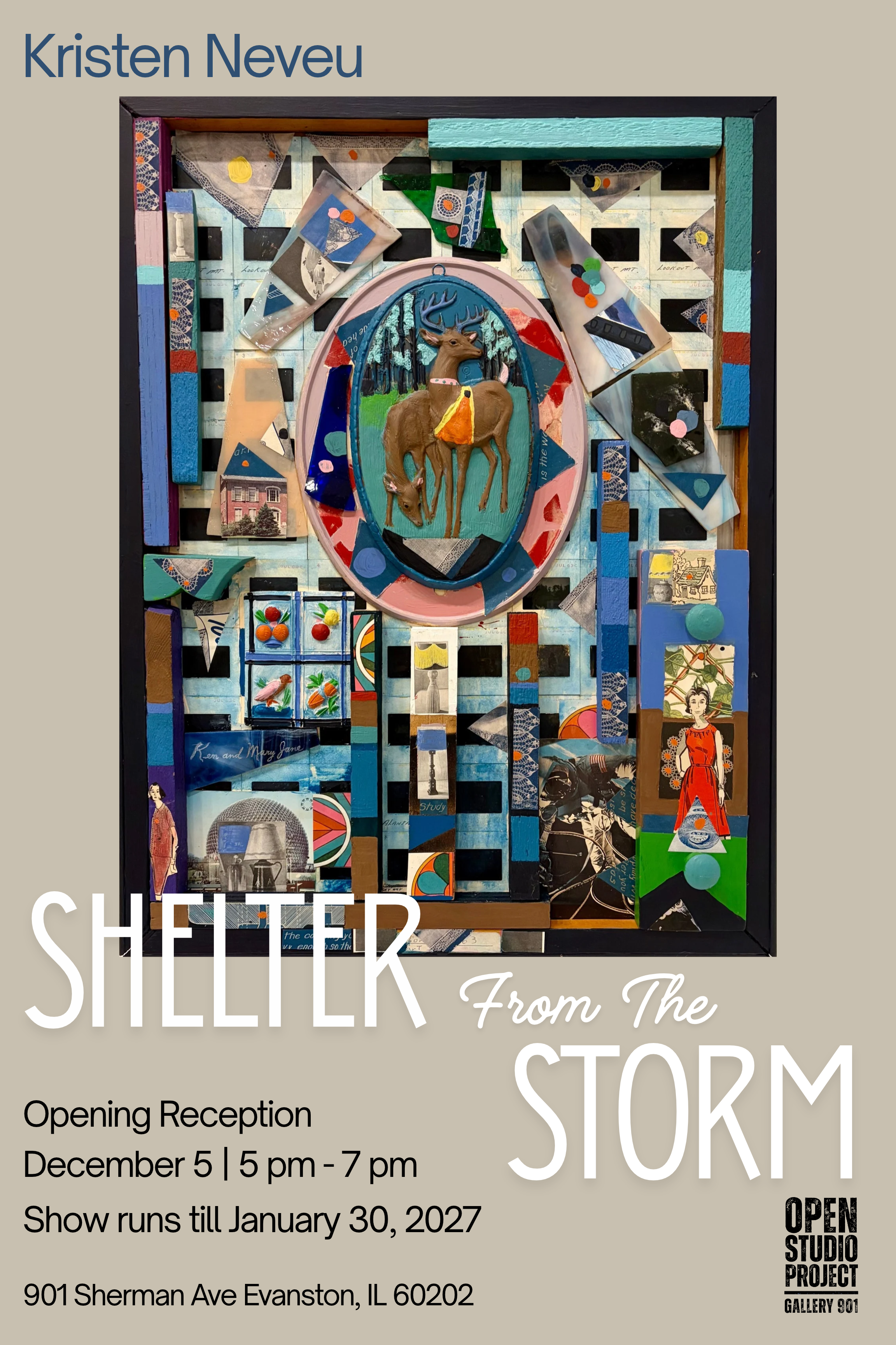 Shelter from the Storm: Kristen Neveu Opening Reception at Open Studio Project