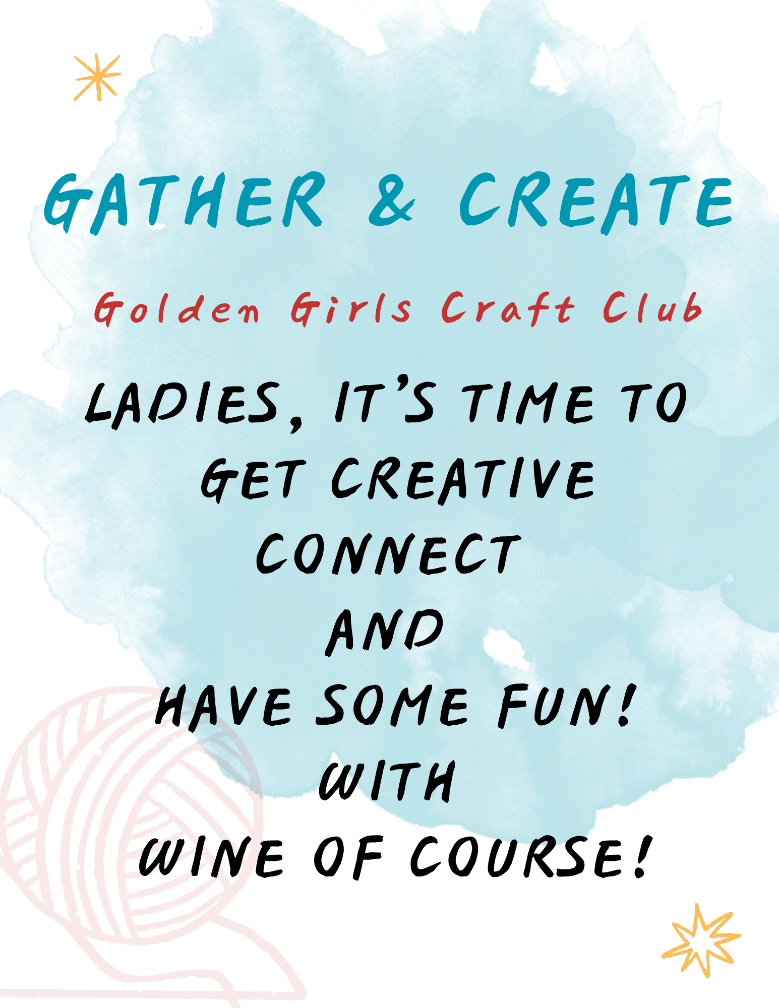 Gather & Create: Golden Girls Craft Club at Open Studio Project