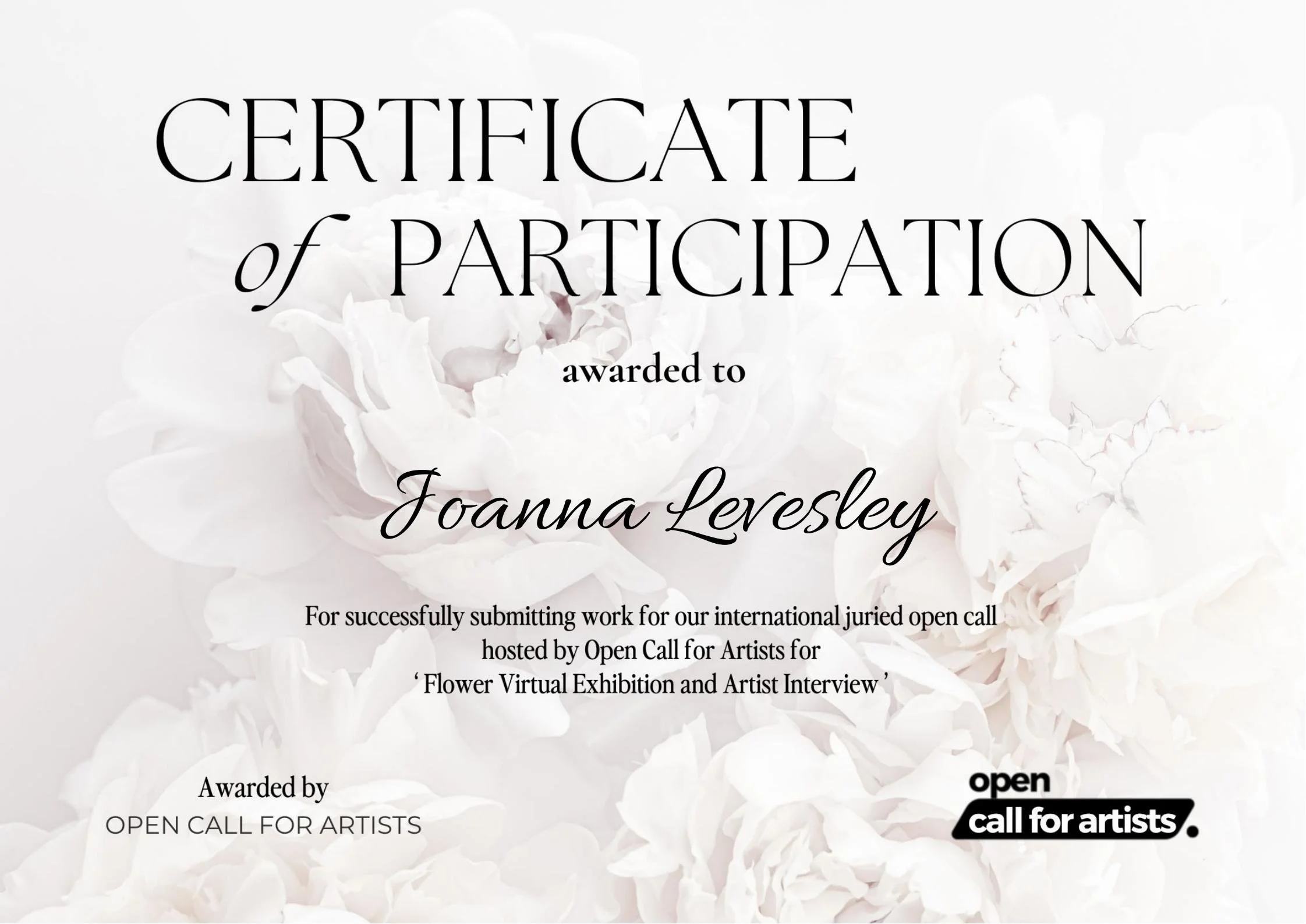 Open Call for Artists