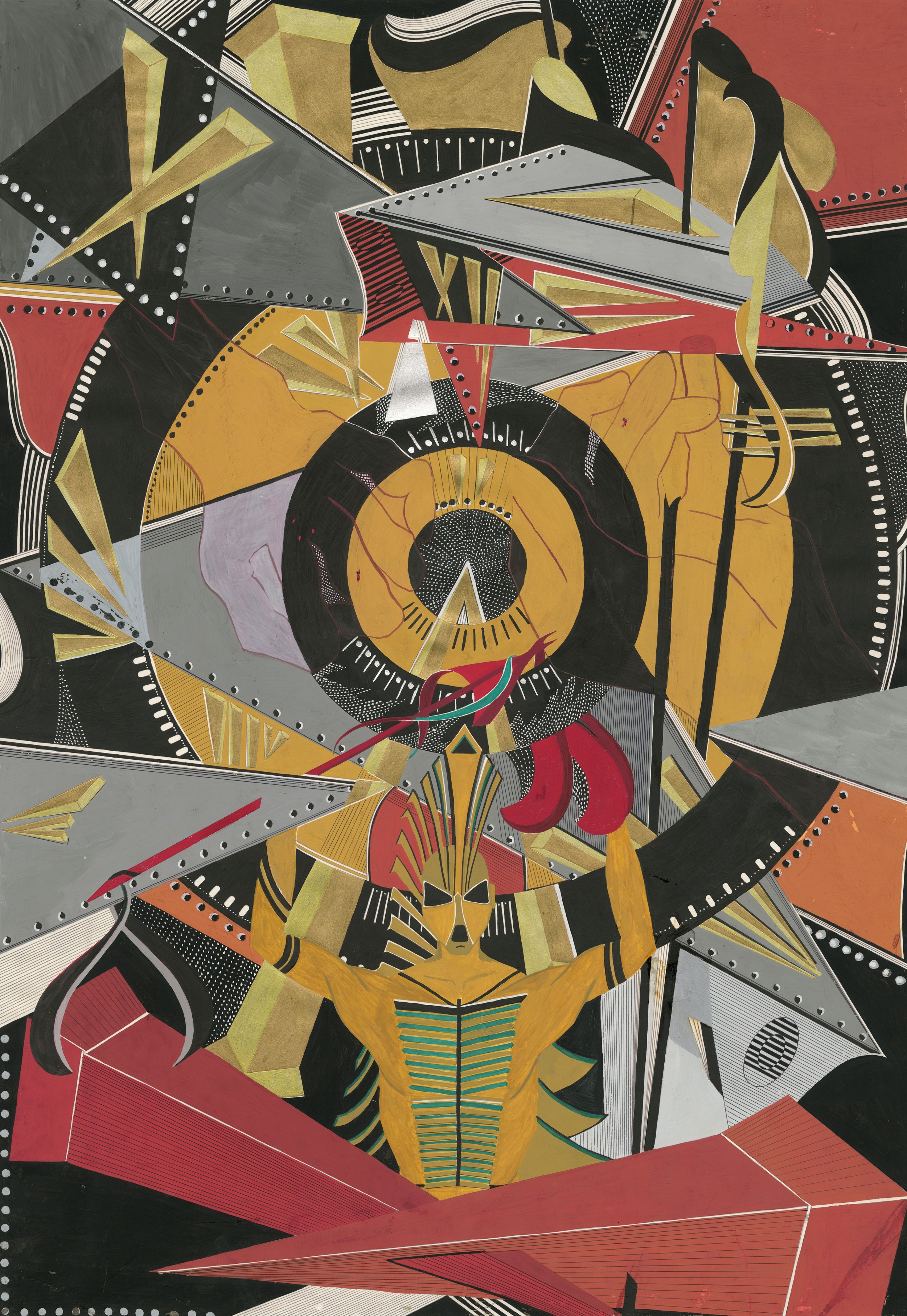 The Time Keeper (acrylic painting)