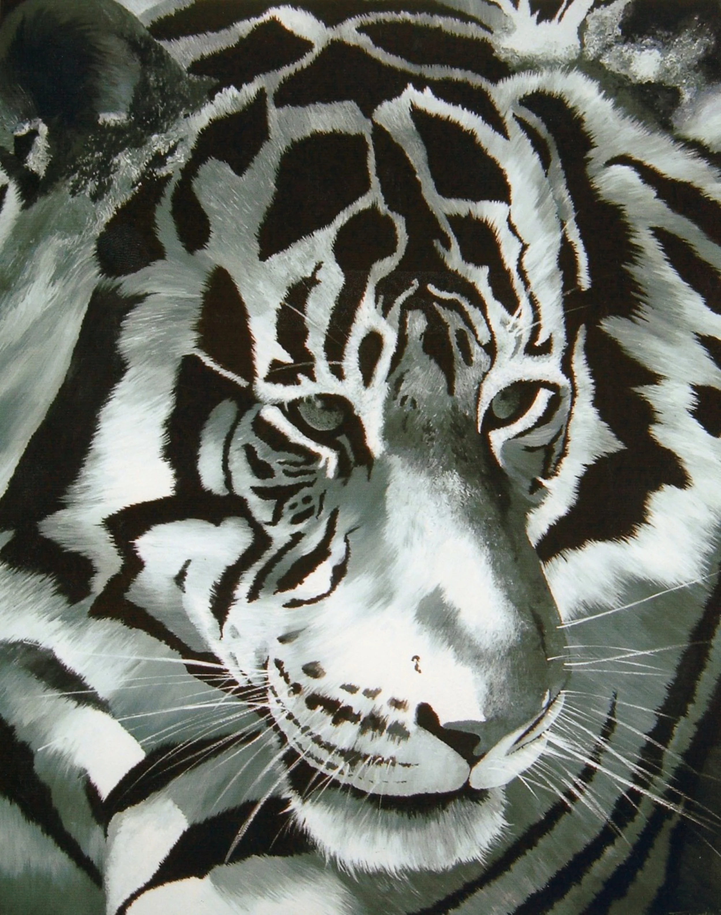 BLUE (acrylic painting)