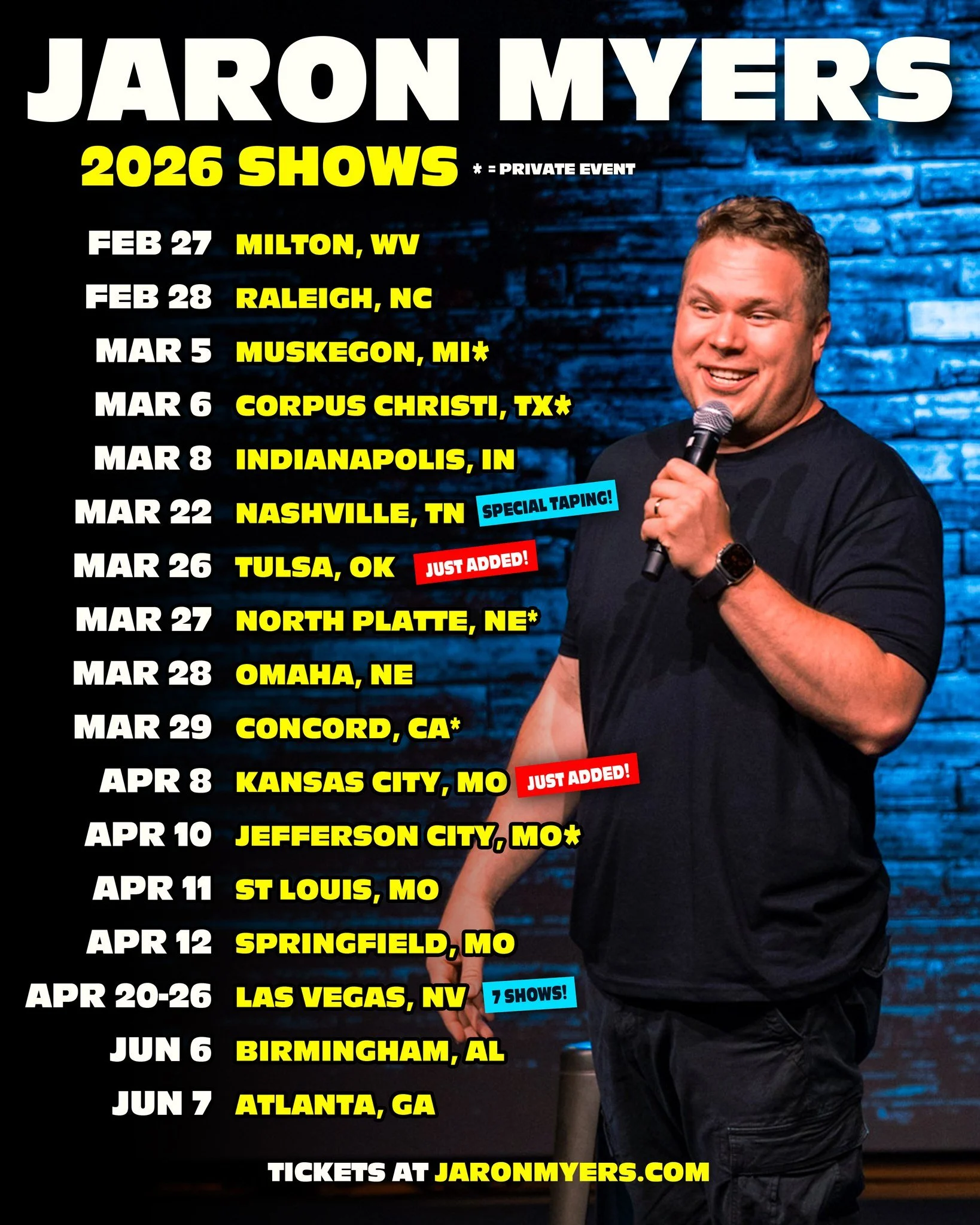 Lots of new people here! Hope to see y'all at a show soon! #standupcomedy #comedian #funny