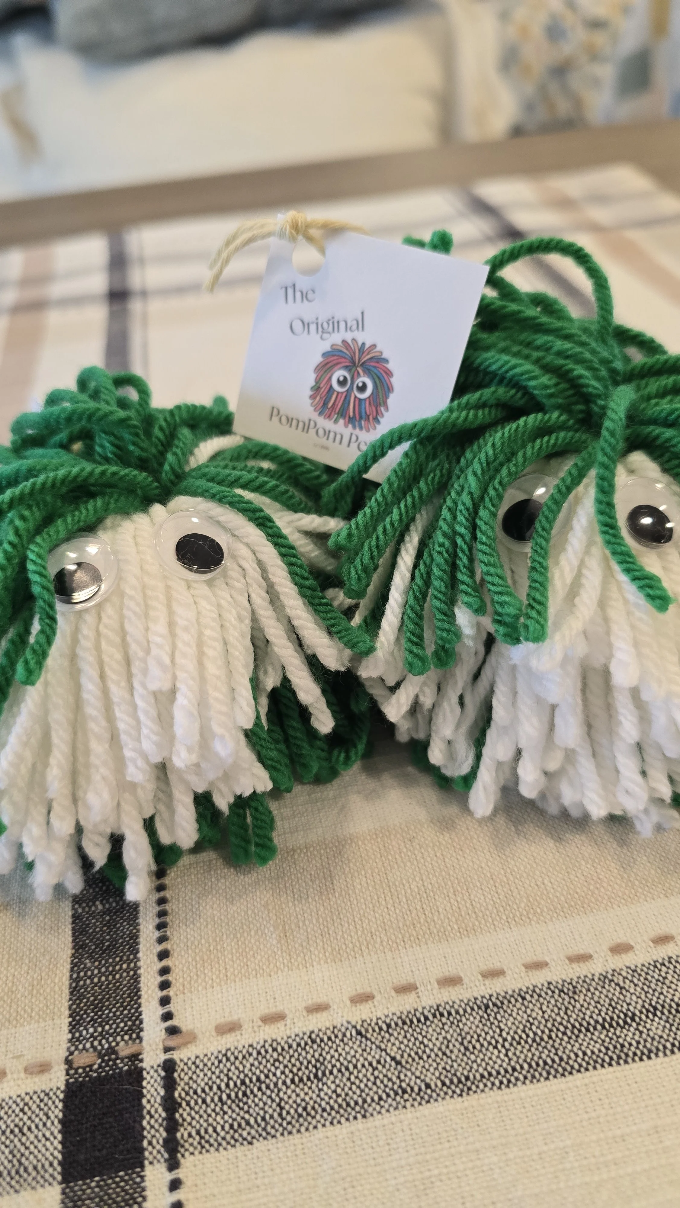 The Original PomPom Pets – Lucky Green