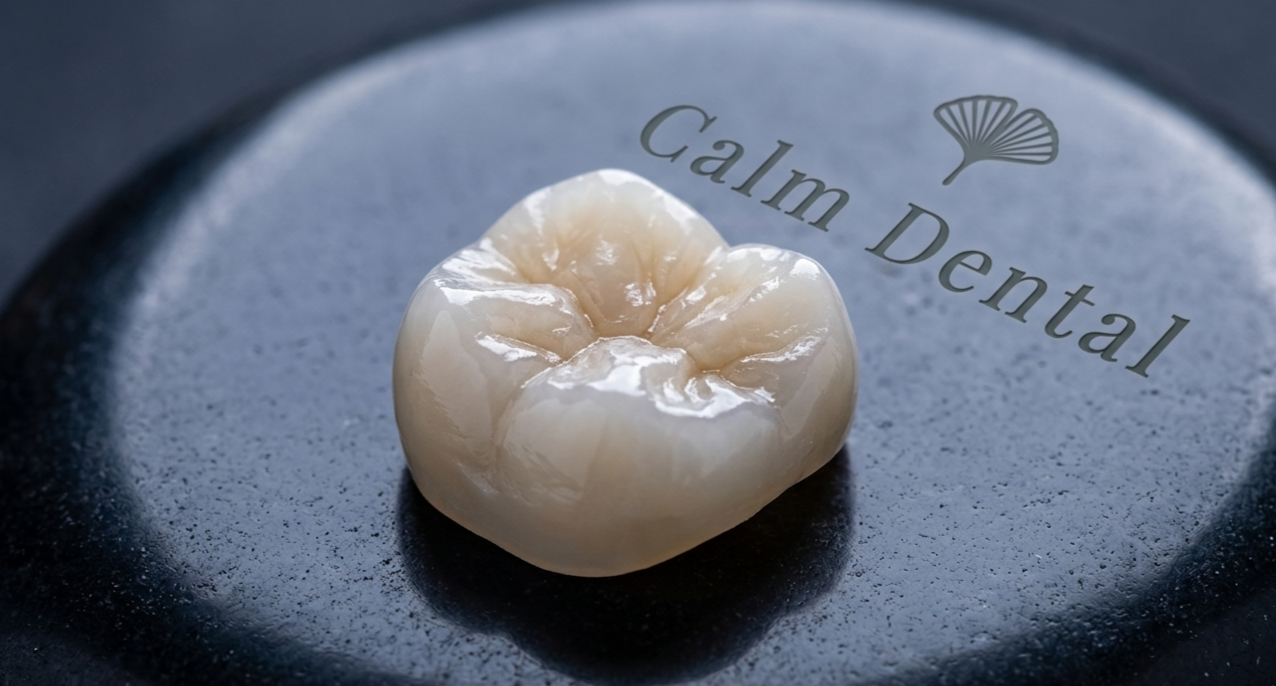 A biomimetic full coverage crownlay