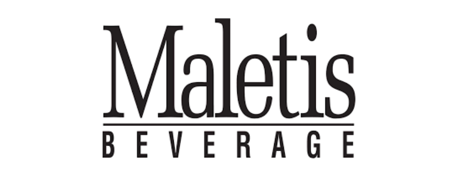 Maletis Beverage logo in bold serif typography.